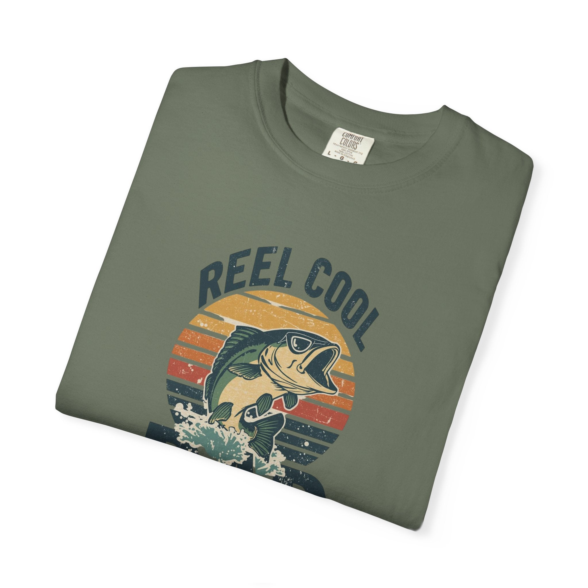 Unisex Garment-Dyed T-shirt,Reel Cool Dad Fishing Shirt, Funny Fishing Dad Shirt, Father’s Day Fishing Gift