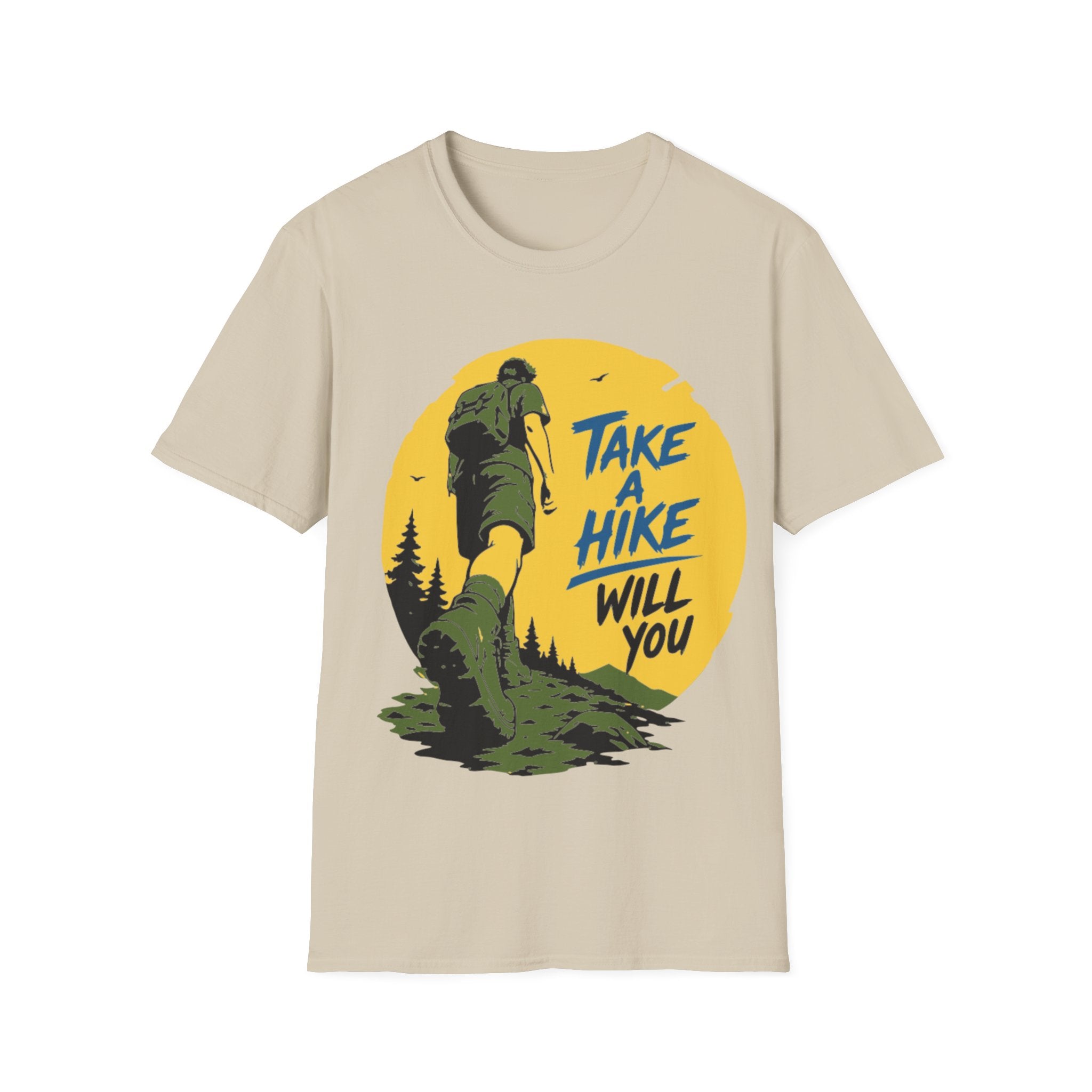 Unisex Softstyle T-Shirt, taking a hike shirt