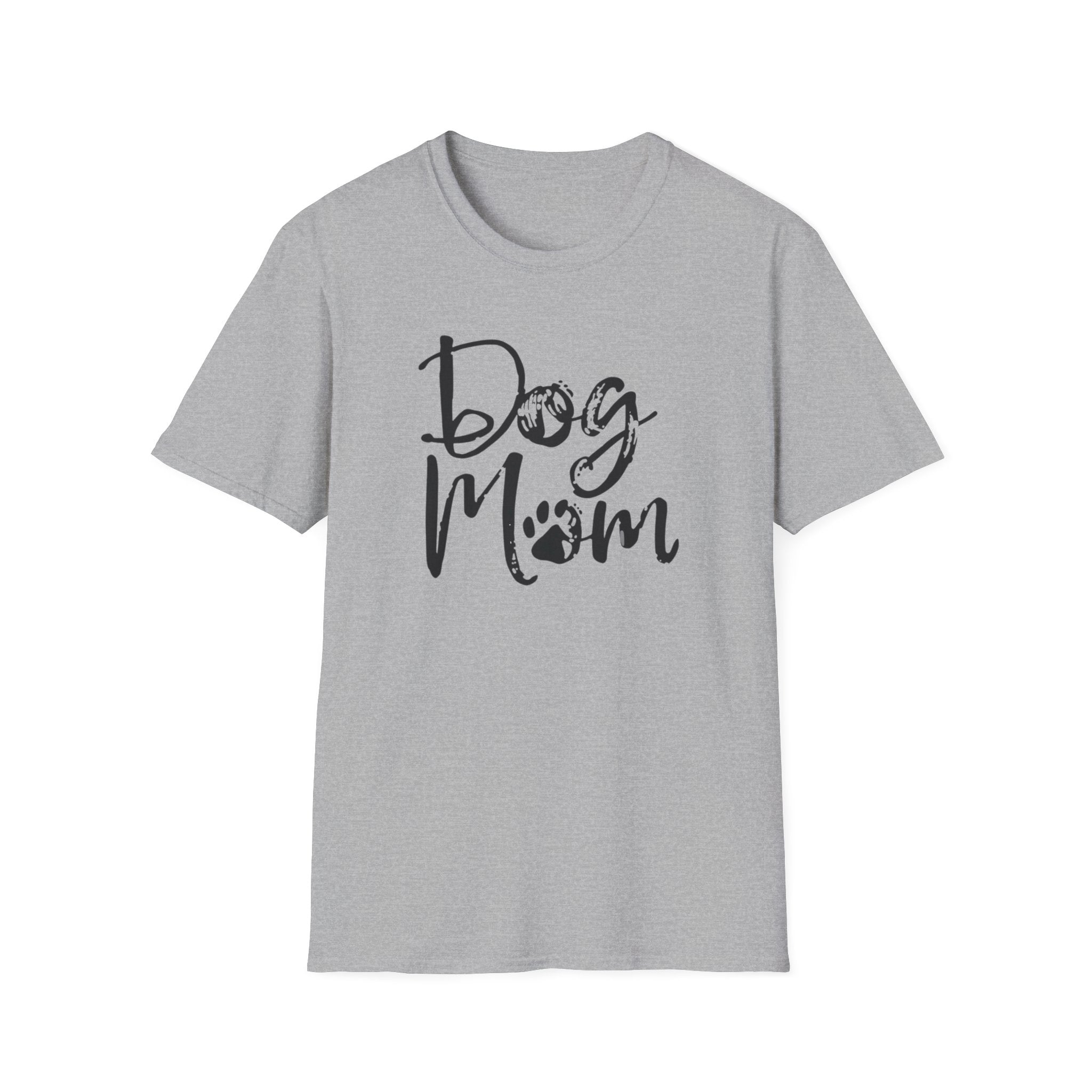 Unisex Softstyle T-Shirt, Dog Mom Shirt, Cute Dog Lover Tee, Gift for Dog Mom