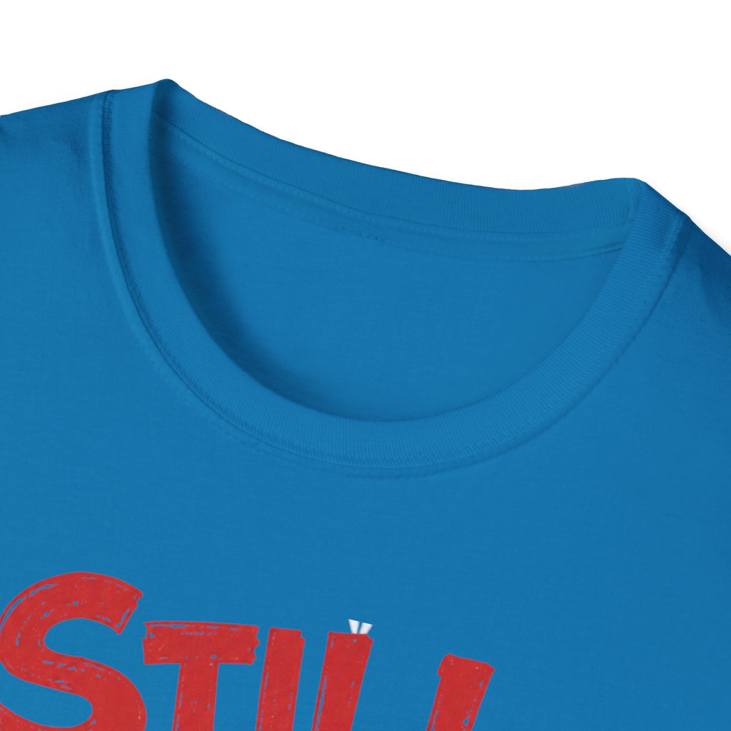 Unisex Softstyle T-Shirt, pool player still hustling