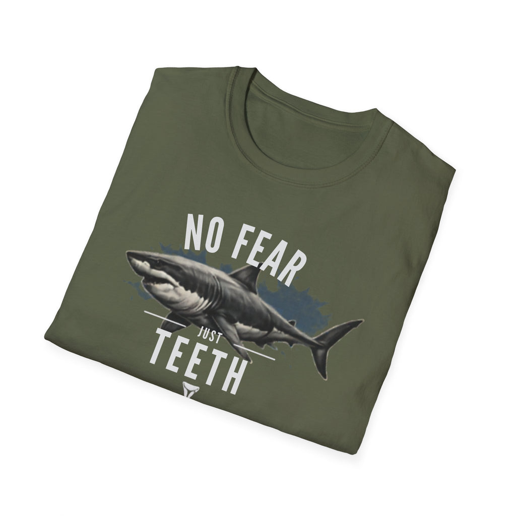 Unisex Softstyle T-Shirt, Great White Shark T-Shirt, Vintage Ocean Predator Tee, Shark Lover Gift, Marine Life Shirt, Apex Predator Graphic Tee, Beach Ocean Shirt