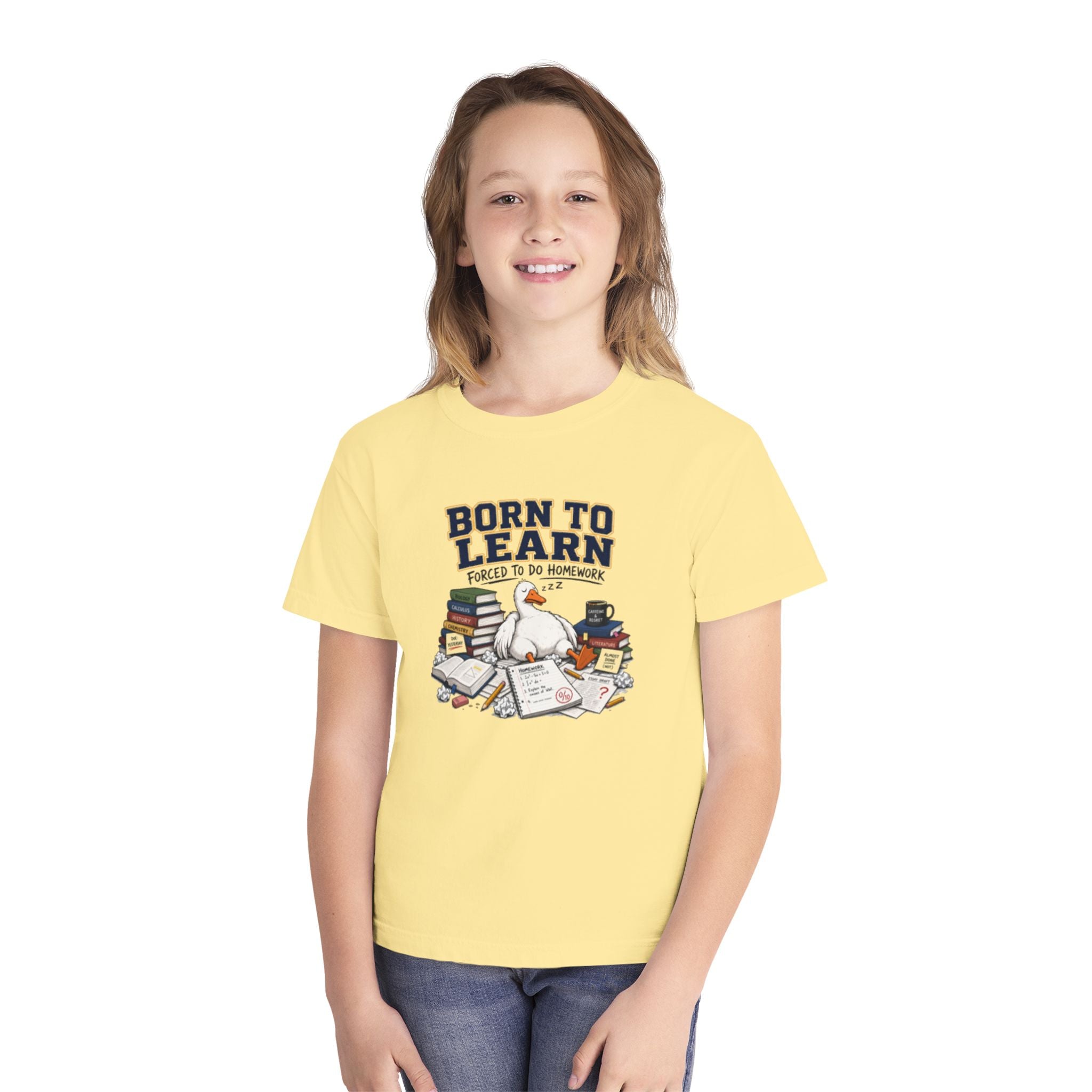 youth shirt ,born to learn shirt