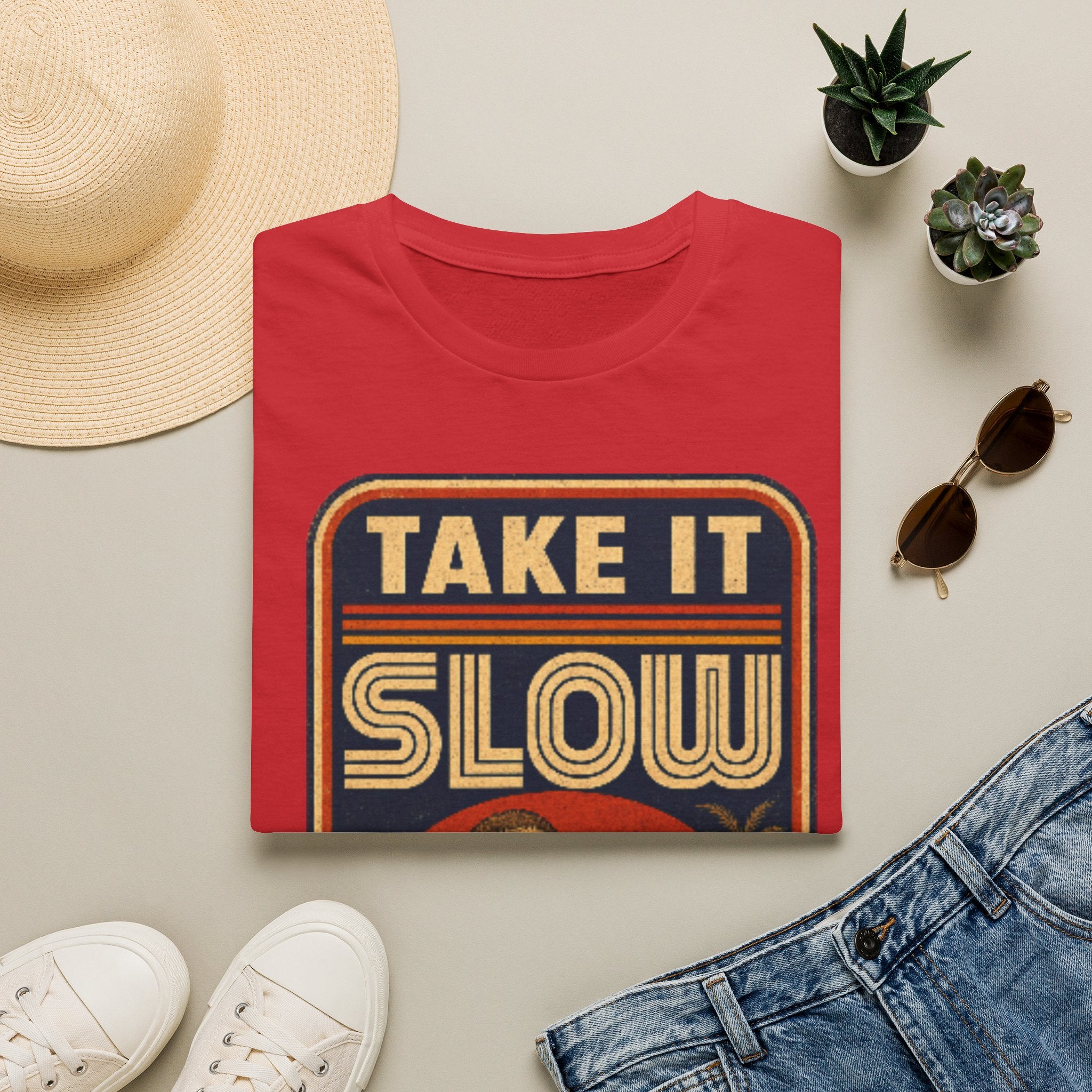 Unisex Softstyle T-Shirt, sloth chilling on beach