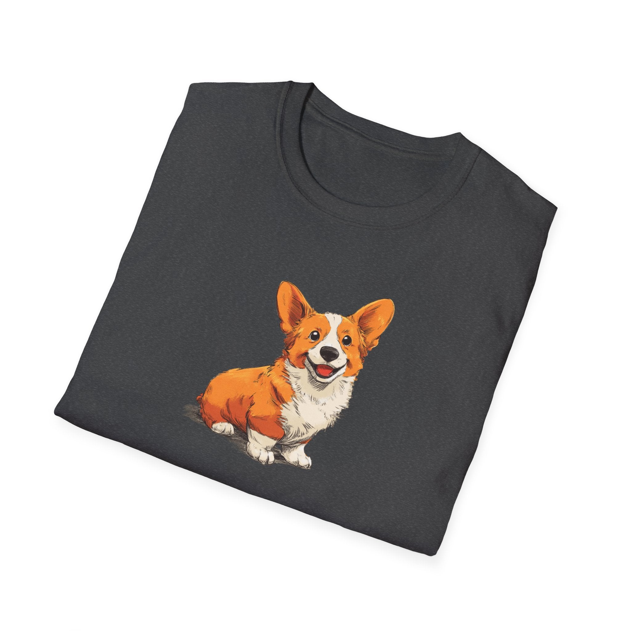 Unisex Softstyle T-Shirt, Corgi