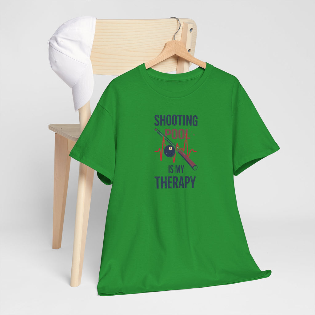Unisex Heavy Cotton Tee, shooting pool