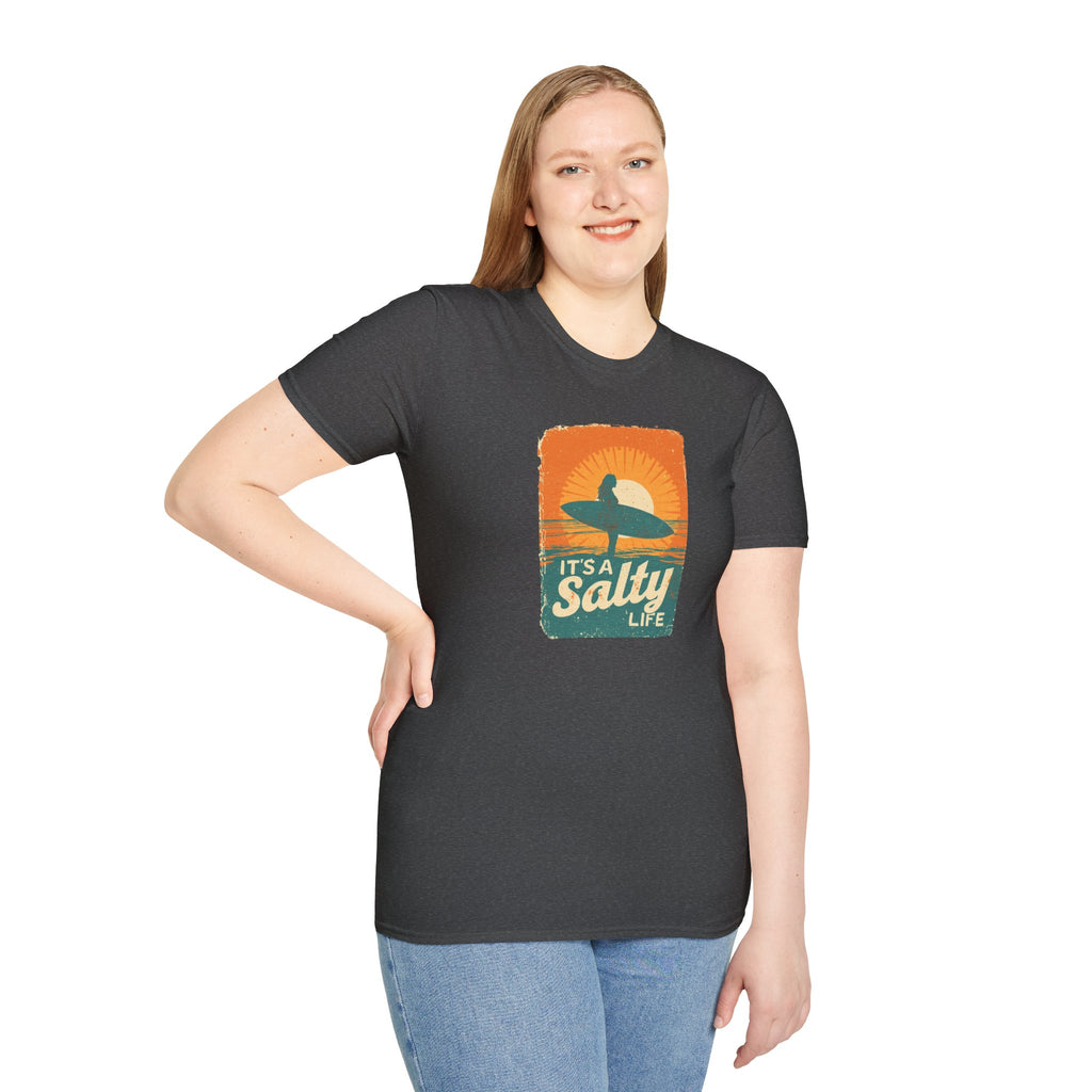 Unisex Softstyle T-Shirt,salty life