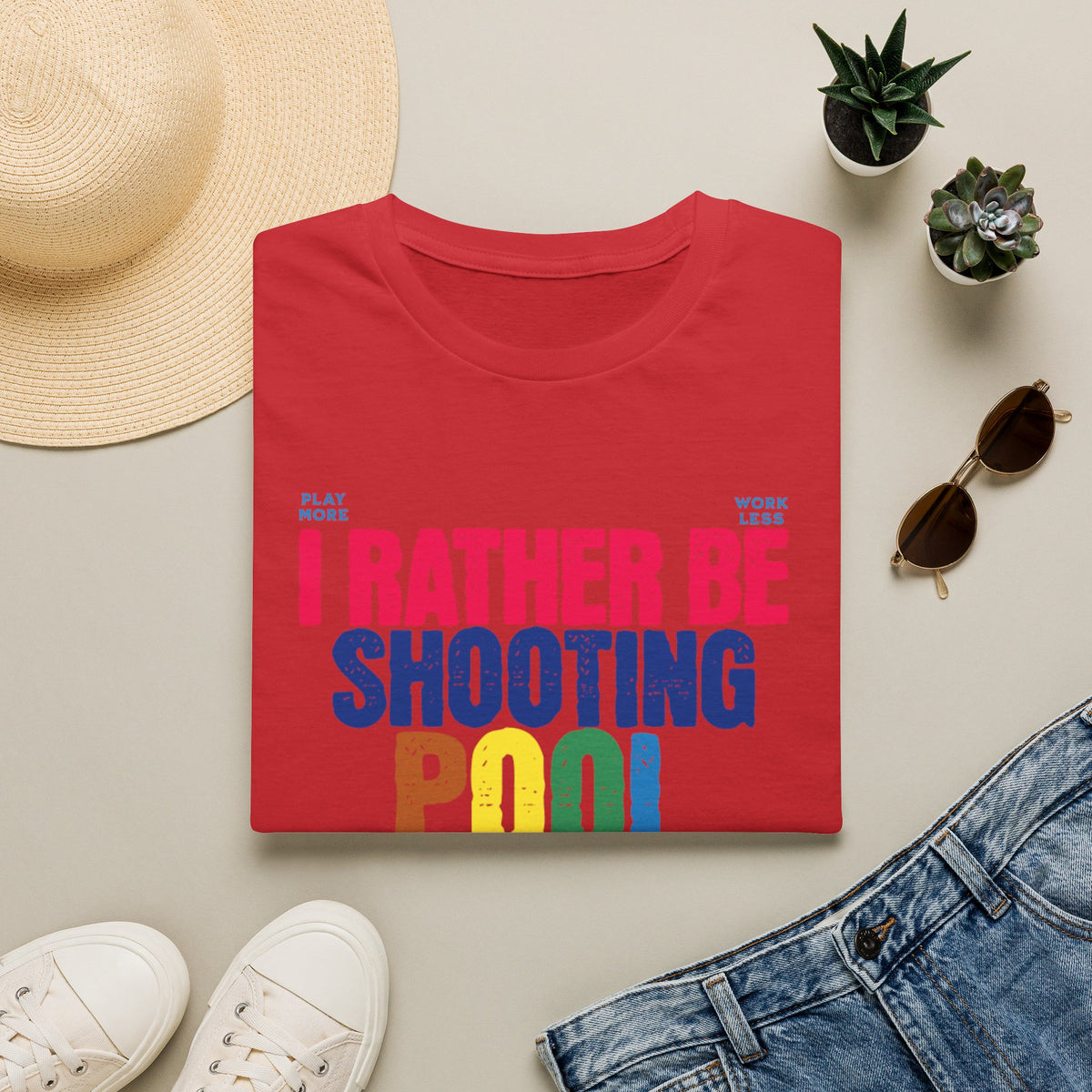 Unisex Softstyle T-Shirt, Pool player