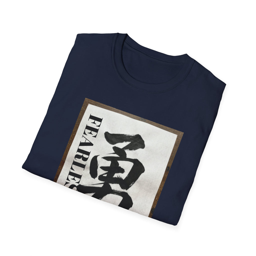 Unisex Softstyle T-Shirt, Fealess Japanese character