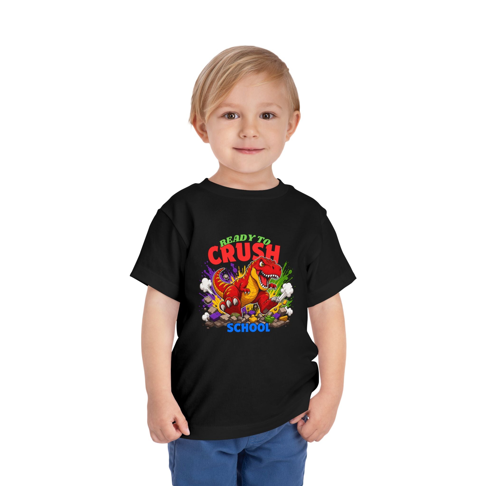 Toddler Short Sleeve Tee, t-rex
