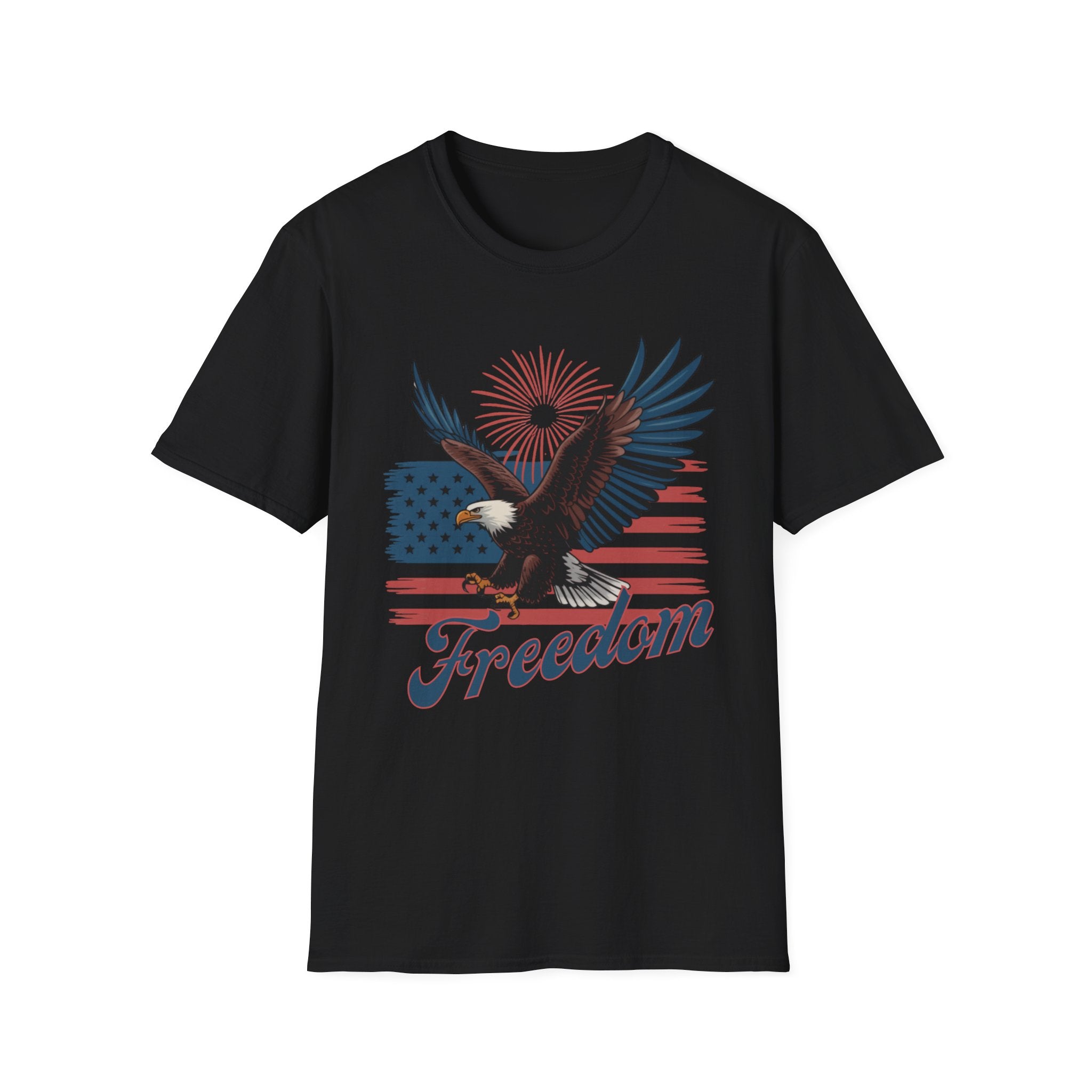 Unisex Softstyle T-Shirt, Stars Stripes & 250 Years Shirt, America 250th Birthday Tee, Patriotic USA 1776-2026 T-Shirt, Fourth of July Shirt