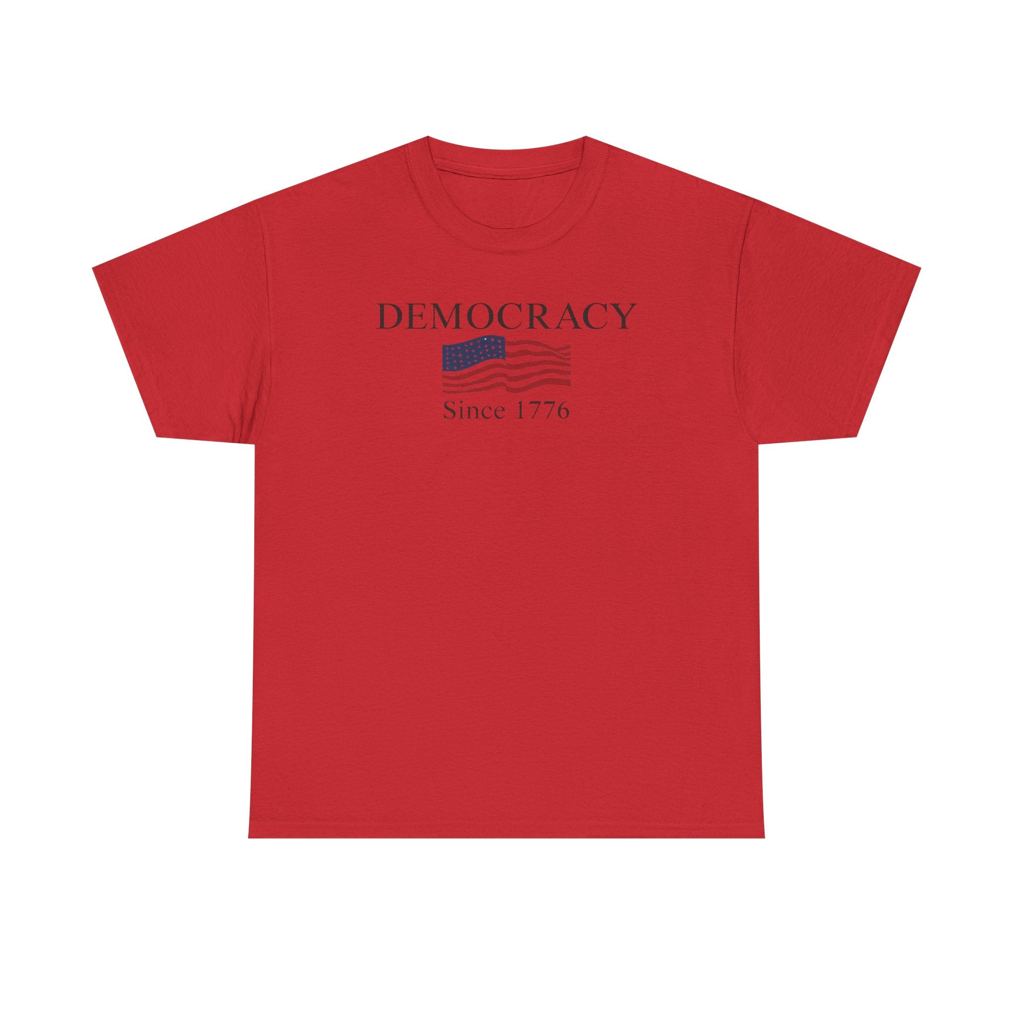 Unisex Heavy Cotton Tee, DEMOCRACY