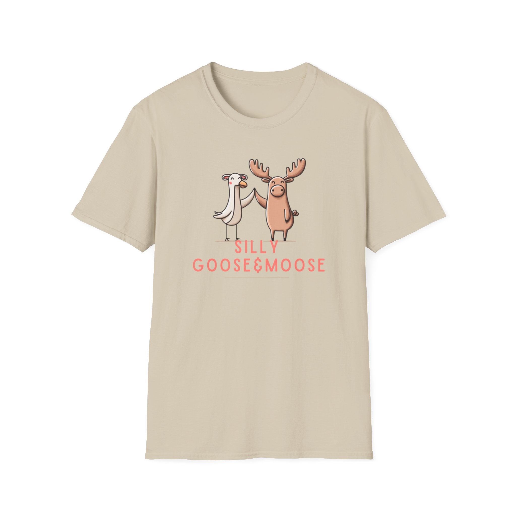 Stay Silly Goosey Moosey Shirt Cute Funny Minimal Animal Pun Tee Positive Humor