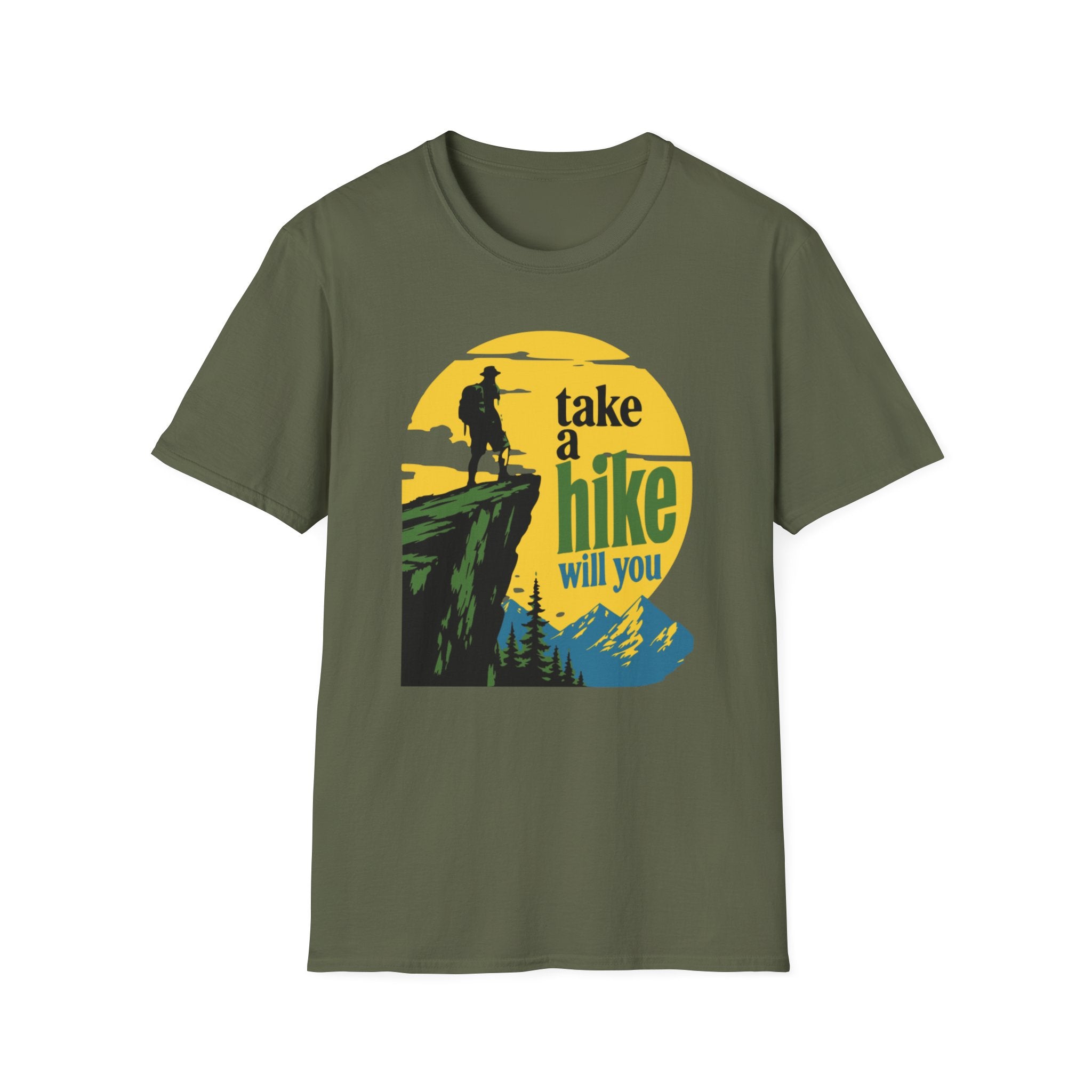 Unisex Softstyle T-Shirt, hiker t- shirt