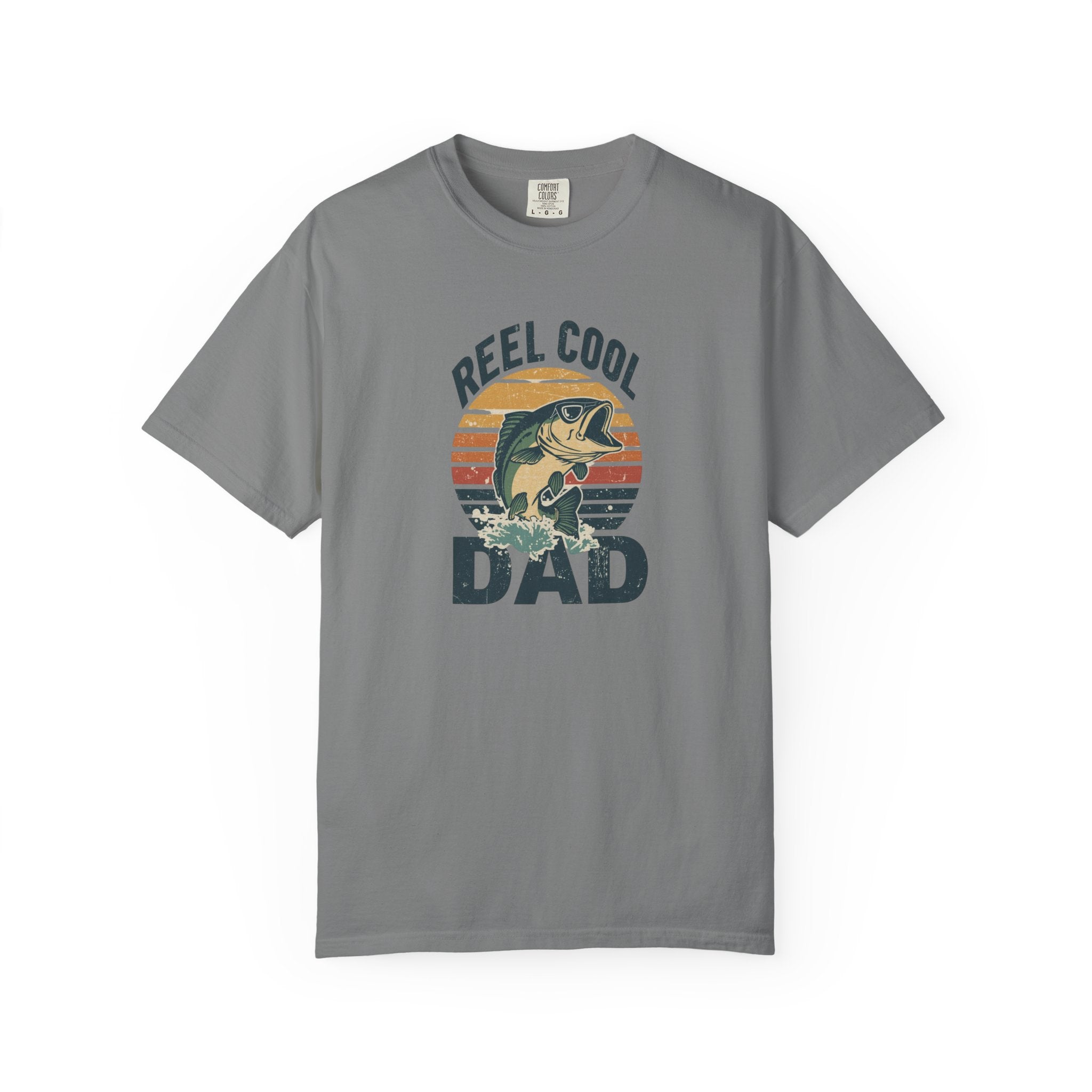 Unisex Garment-Dyed T-shirt,Reel Cool Dad Fishing Shirt, Funny Fishing Dad Shirt, Father’s Day Fishing Gift