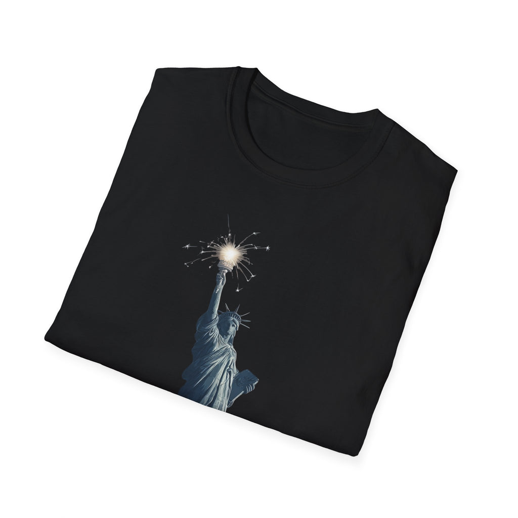 Unisex Softstyle T-Shirt, satte of liberty