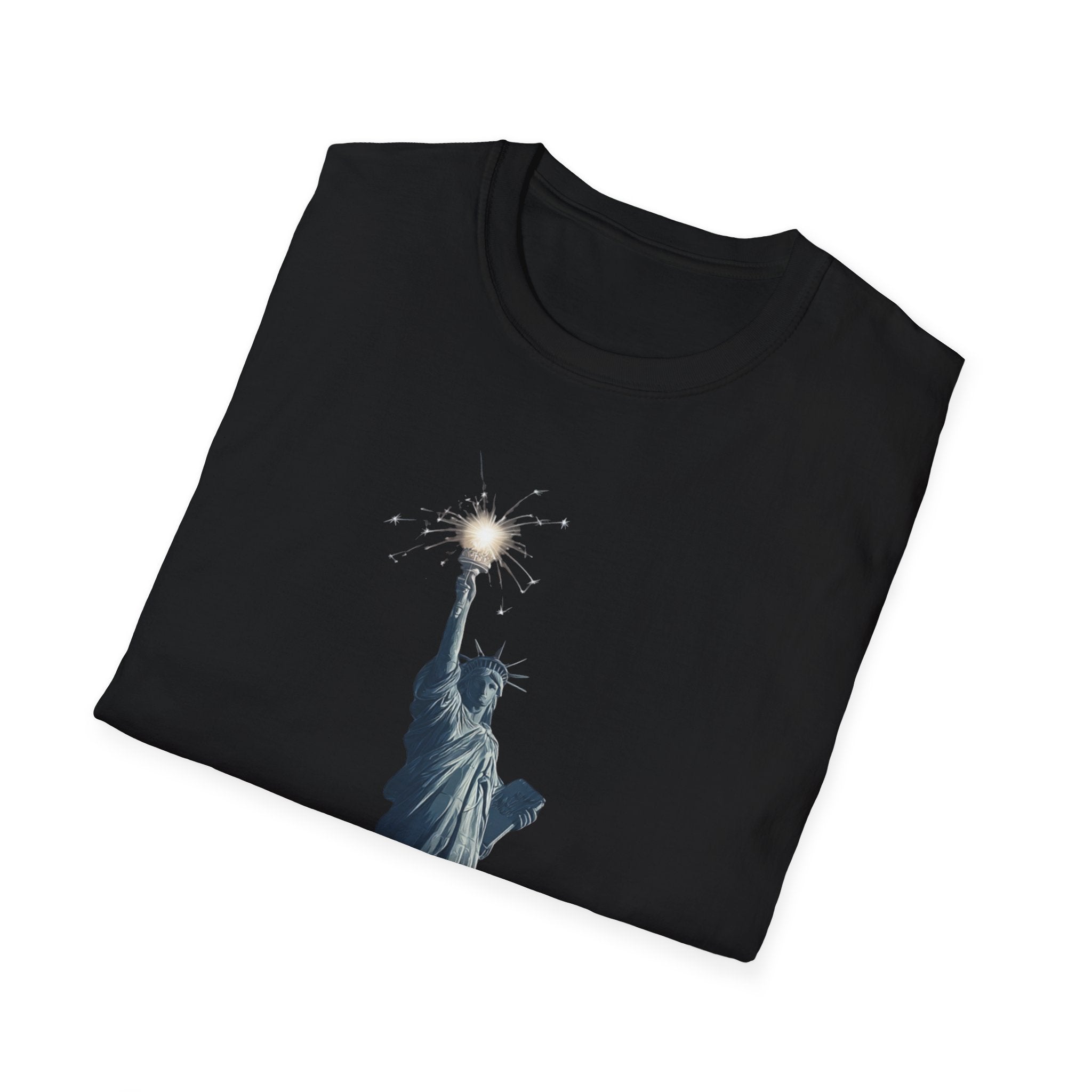 Unisex Softstyle T-Shirt, satte of liberty