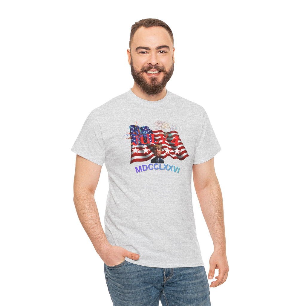 Unisex Heavy Cotton Tee, July 4 1776