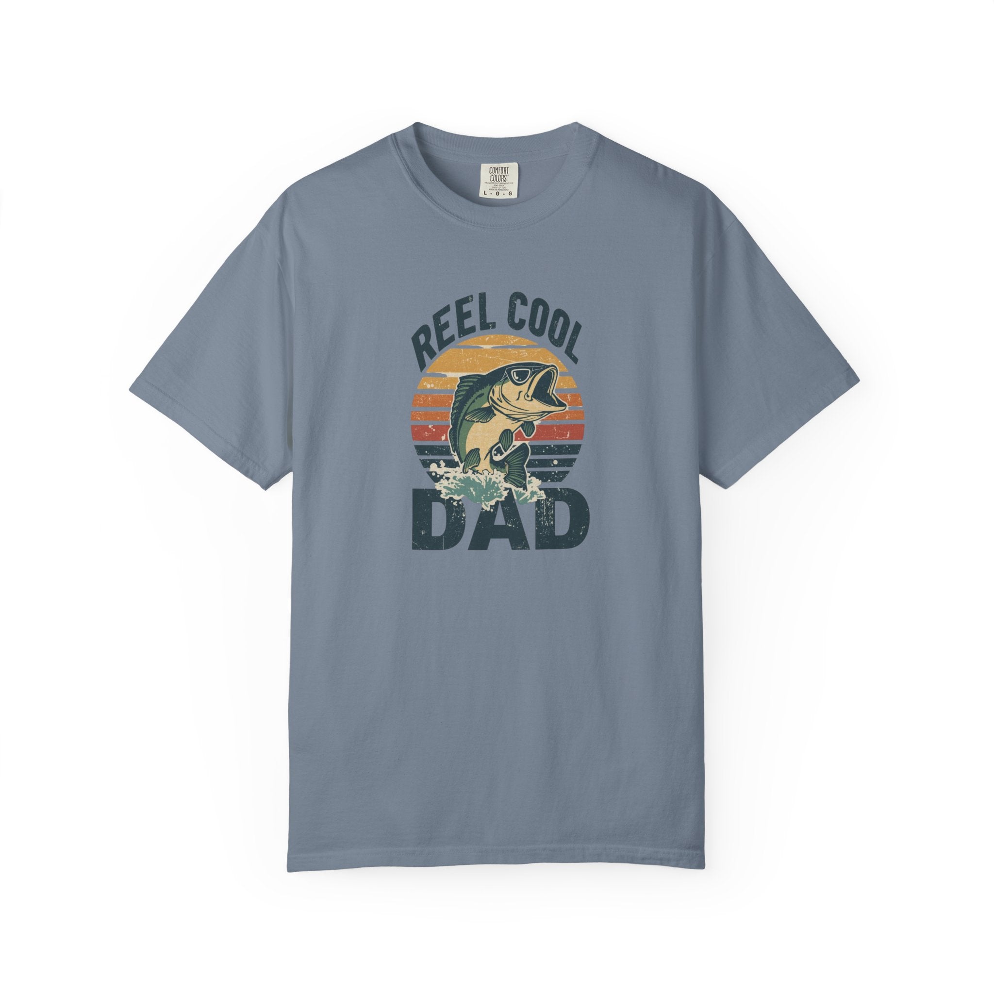 Unisex Garment-Dyed T-shirt,Reel Cool Dad Fishing Shirt, Funny Fishing Dad Shirt, Father’s Day Fishing Gift