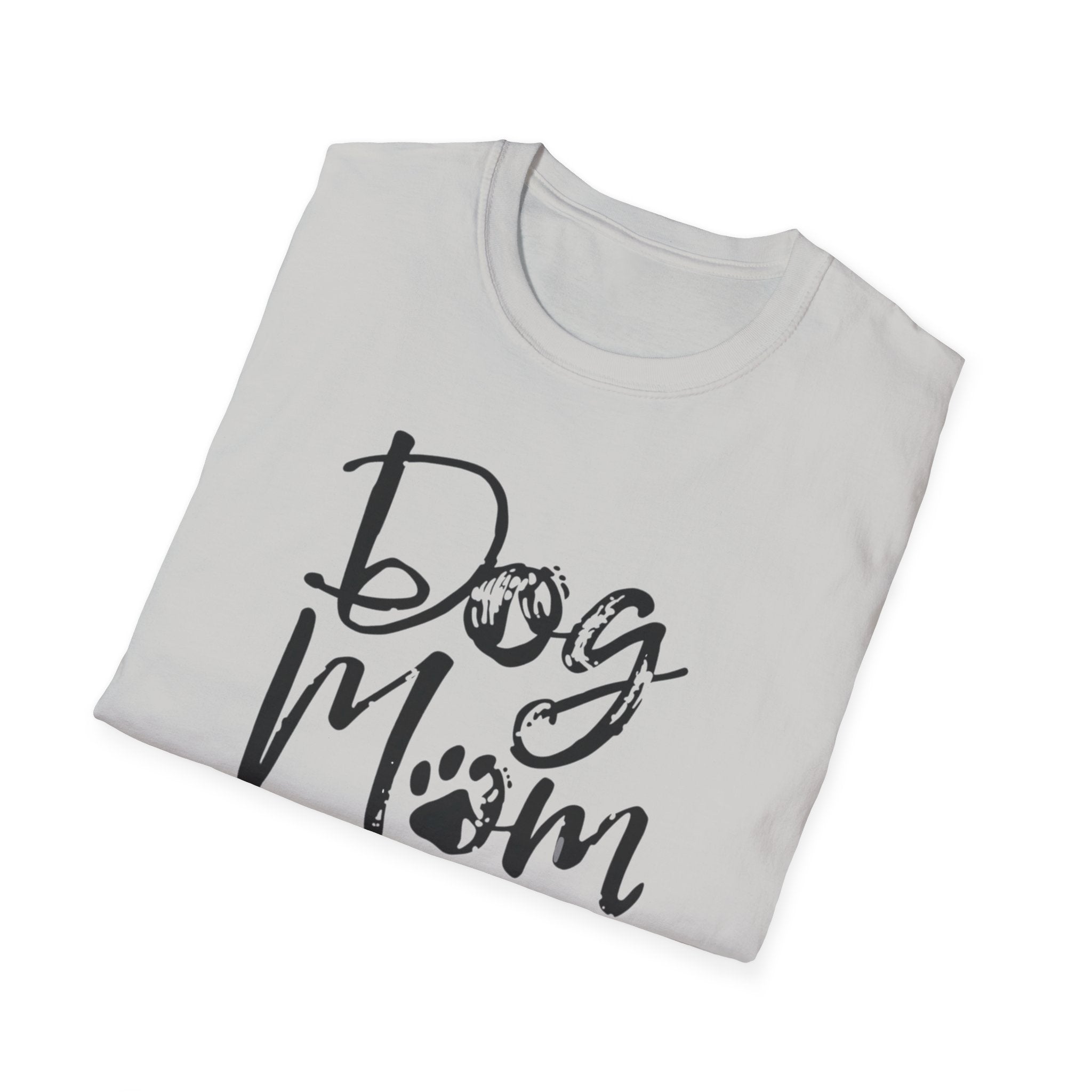 Unisex Softstyle T-Shirt, Dog Mom Shirt, Cute Dog Lover Tee, Gift for Dog Mom