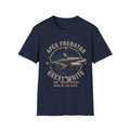 Unisex Softstyle T-Shirt, Great White Shark T-Shirt, Vintage Ocean Predator Tee, Shark Lover Gift, Marine Life Shirt, Apex Predator Graphic Tee, Beach Ocean Shirt