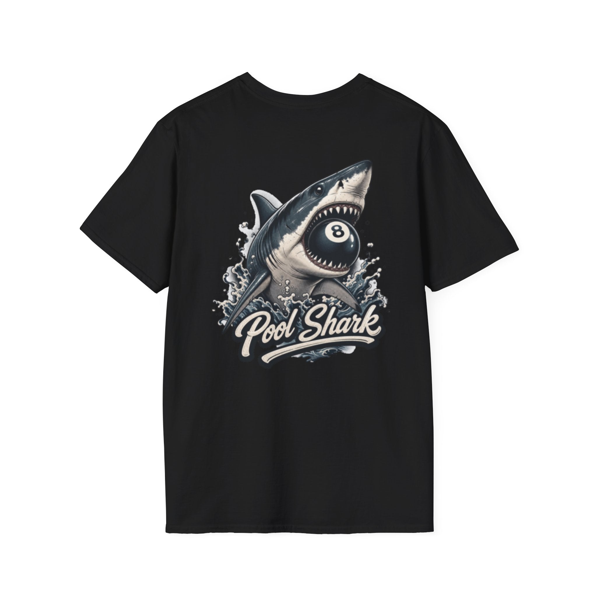 Unisex Softstyle T-Shirt, pool player t-shirt