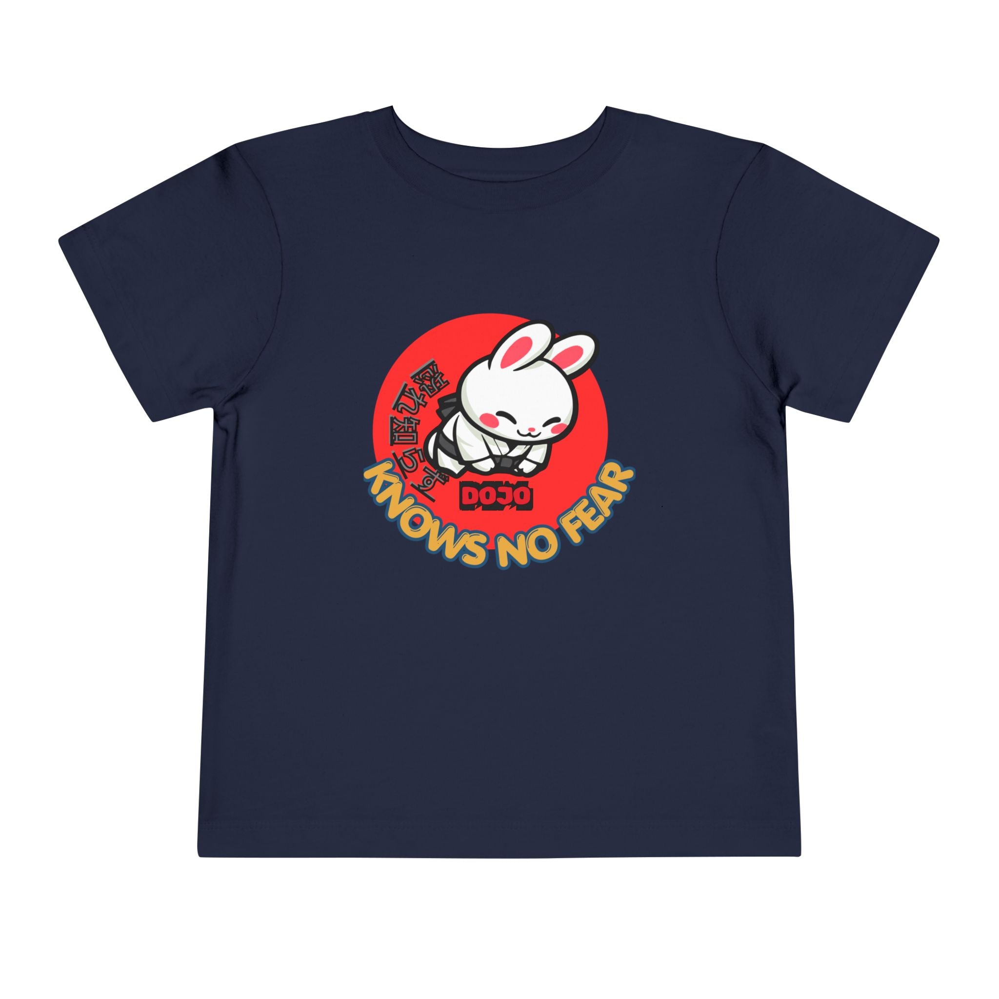 Toddler Short Sleeve Tee, cute bunny Dojo