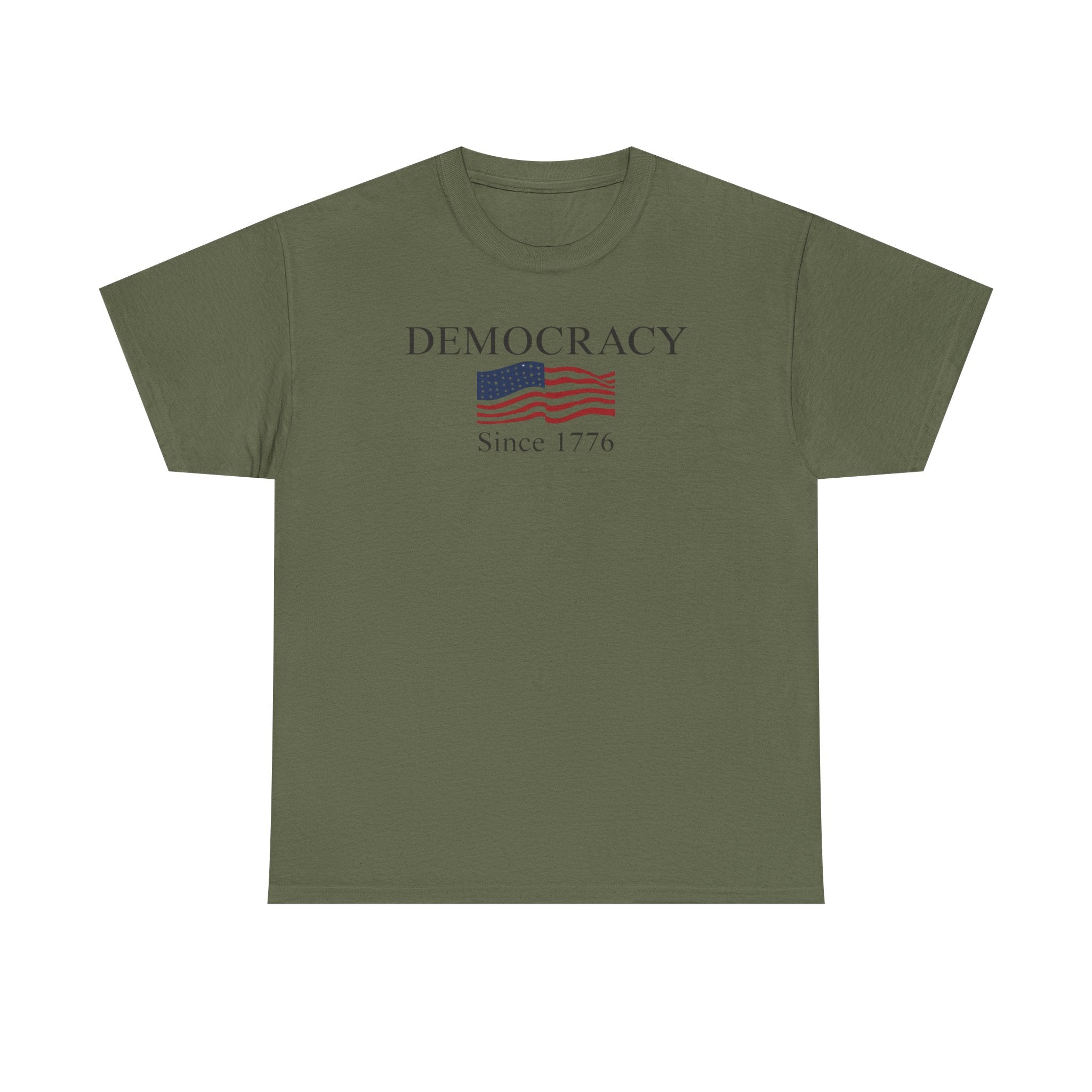 Unisex Heavy Cotton Tee, DEMOCRACY