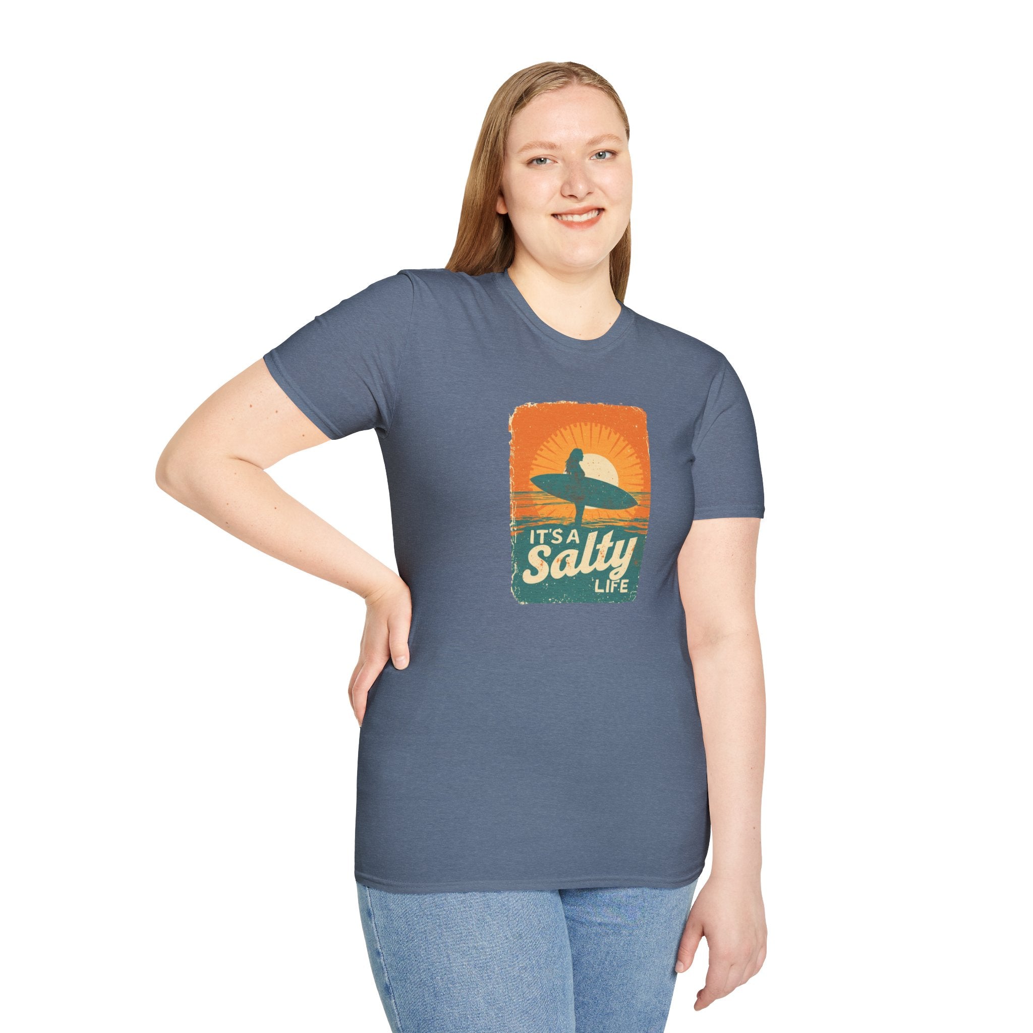 Unisex Softstyle T-Shirt,salty life