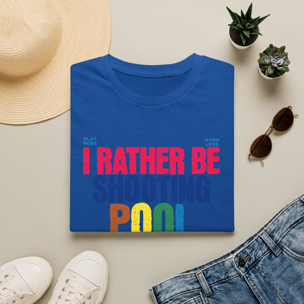 Unisex Softstyle T-Shirt, Pool player