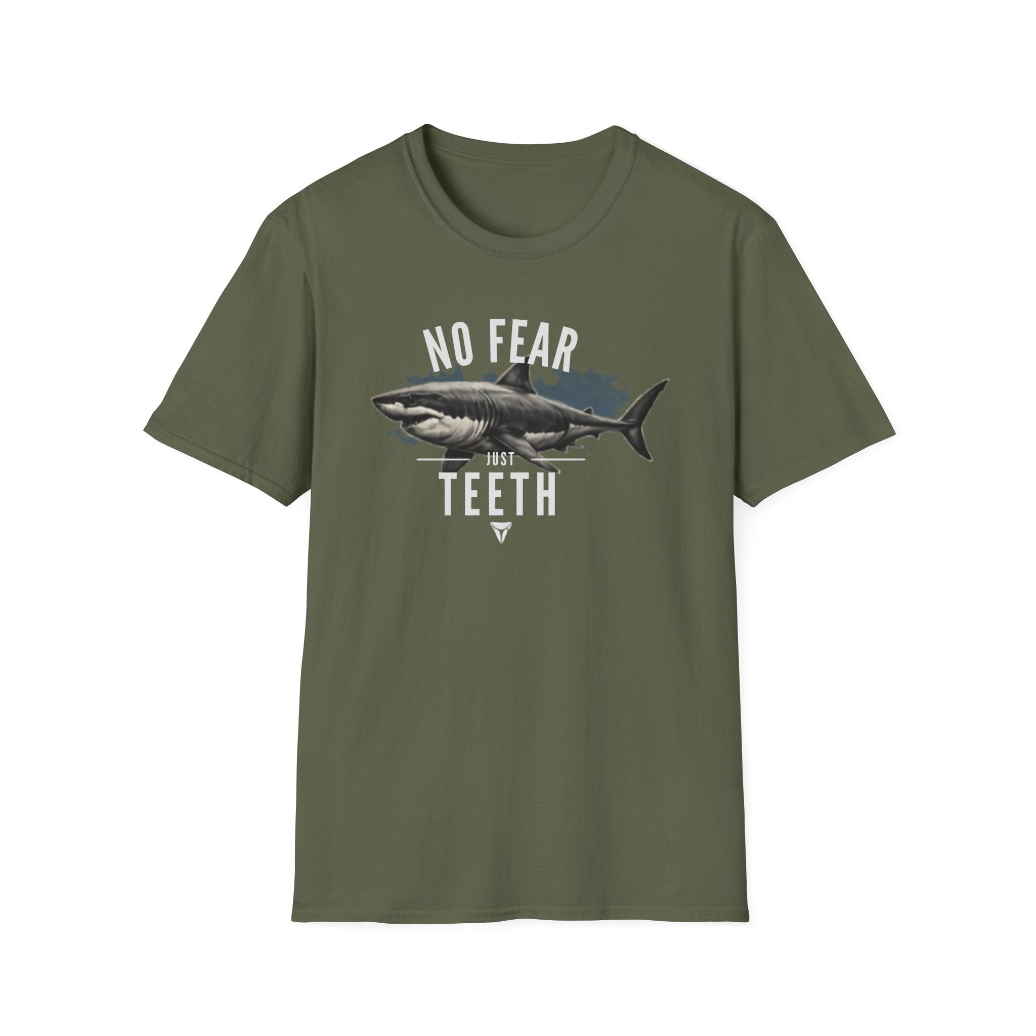 Unisex Softstyle T-Shirt, Great White Shark T-Shirt, Vintage Ocean Predator Tee, Shark Lover Gift, Marine Life Shirt, Apex Predator Graphic Tee, Beach Ocean Shirt