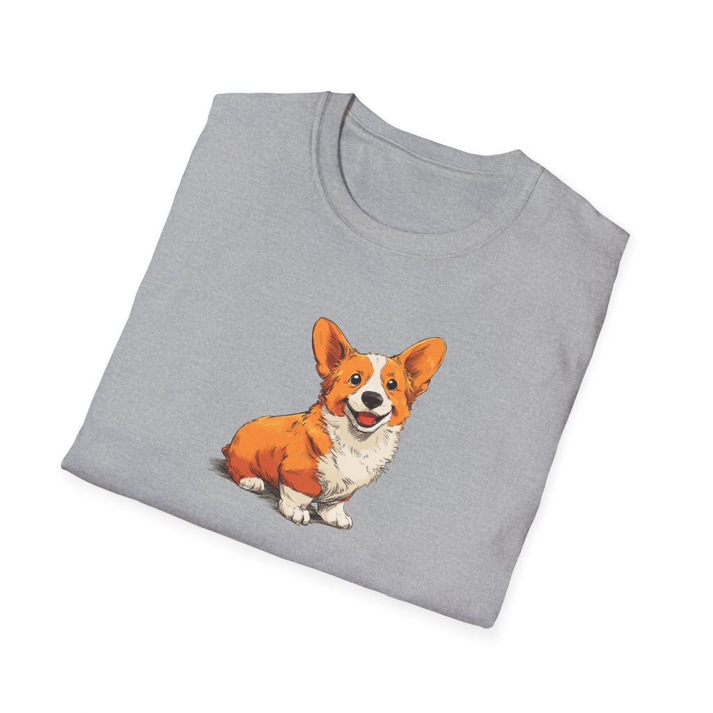 Unisex Softstyle T-Shirt, Corgi