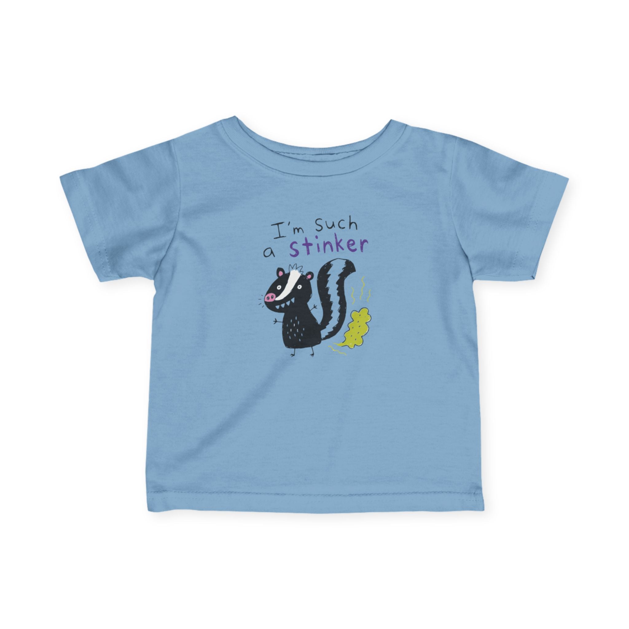 Infant Fine Jersey Tee, stinker funny pun t-shirt