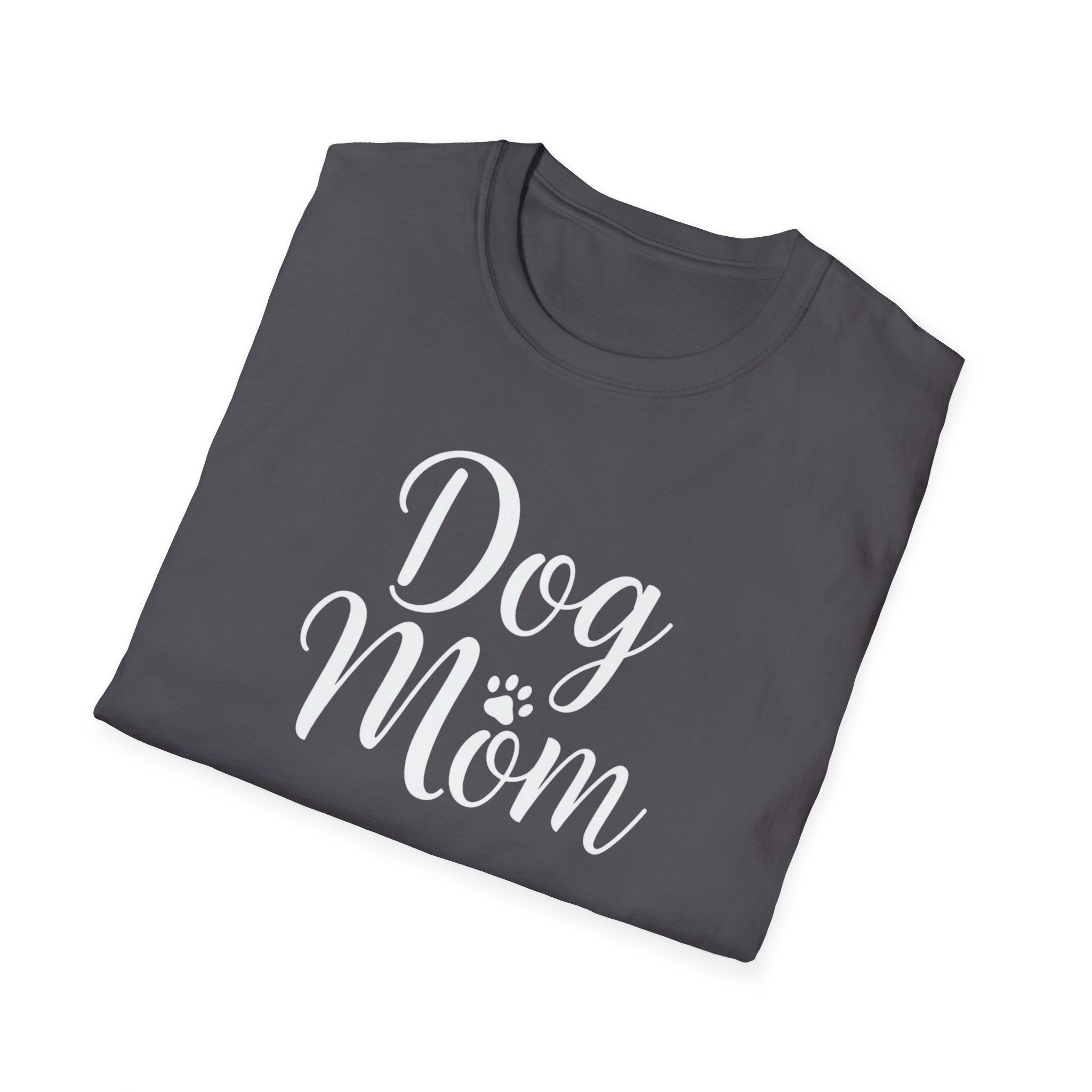 Unisex Softstyle T-Shirt, Dog Mom Shirt, Cute Dog Lover Tee, Gift for Dog Mom