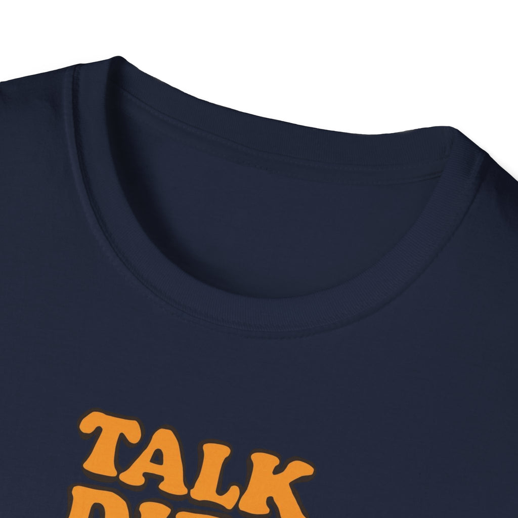 Unisex Softstyle T-Shirt,Talk Dirt To Me Shirt, Funny Gardener T-Shirt, Retro Gardening Tee, Plant Lover Gift, Spring Garden Shirt Women Men