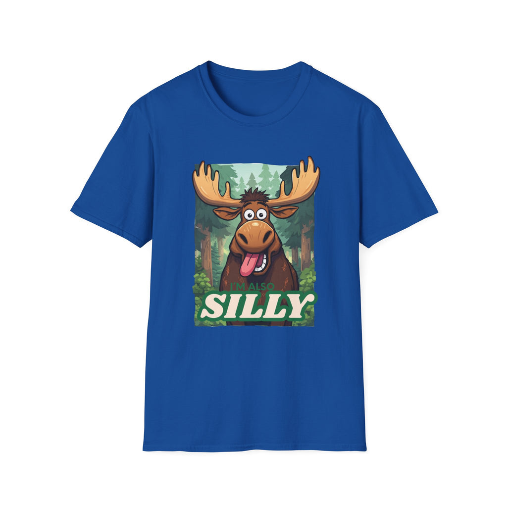 Unisex Softstyle T-Shirt, Silly moose