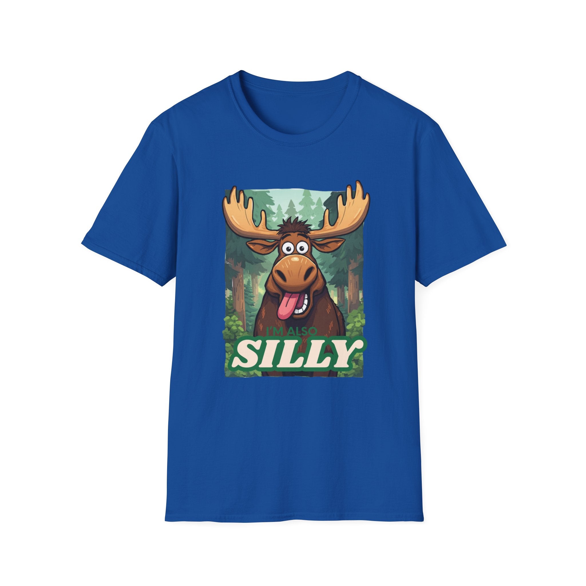 Unisex Softstyle T-Shirt, Silly moose