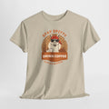 Unisex Heavy Cotton Tee, Stay Spitty Drink Coffee Shirt, Funny Alpaca Western Tee, Cowboy Coffee Shirt, Sarcastic Animal Pun Shirt, Vintage Graphic Tee