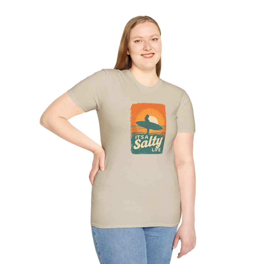 Unisex Softstyle T-Shirt,salty life