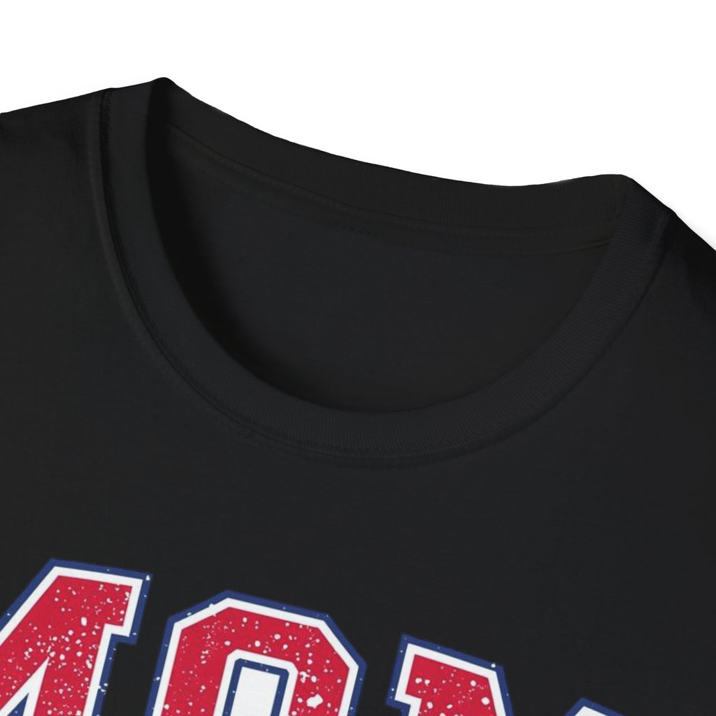 Unisex Softstyle T-Shirt, Mother’s Day Mom MVP Shirt, Most Valuable Mom T-Shirt, Sports Mom Gift, Baseball Football Mom Tee, Athletic Varsity Style Shirt