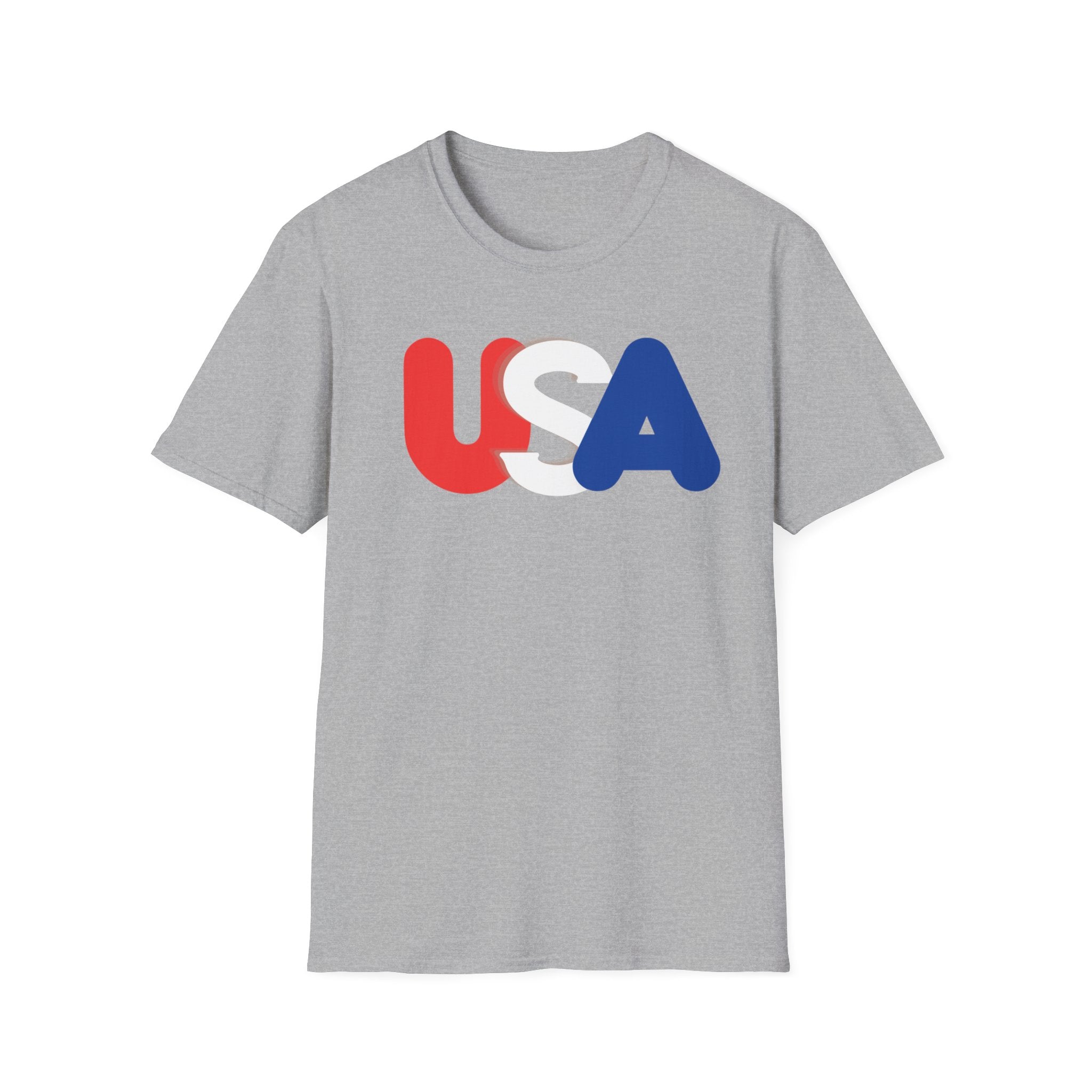 Unisex Softstyle T-Shirt, patriot shirt, eagle crest, usa flag shirt, patriotic design, july 4th tee, american pride shirt, freedom shirt