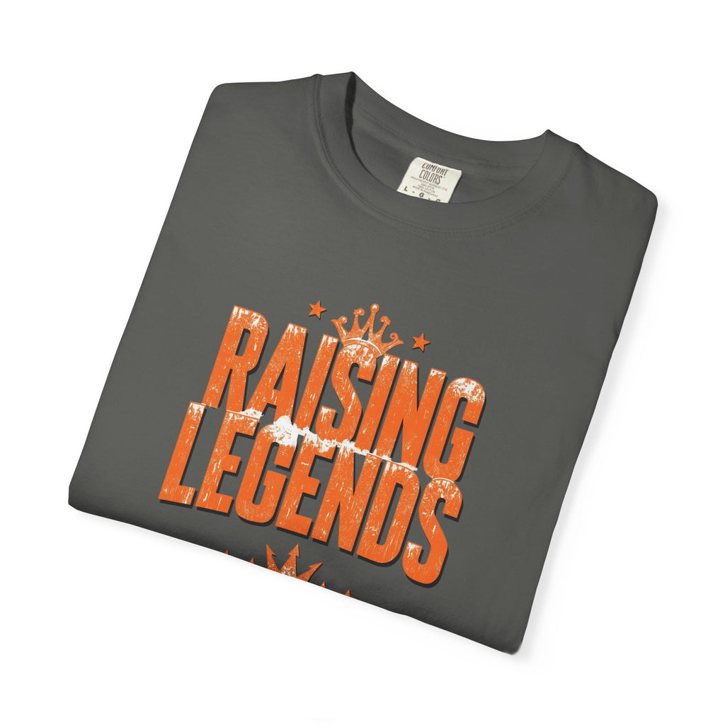 Unisex Garment-Dyed T-shirt, Raising Legends Mom Shirt, Boy Mom Shirt, Strong Mom Gift