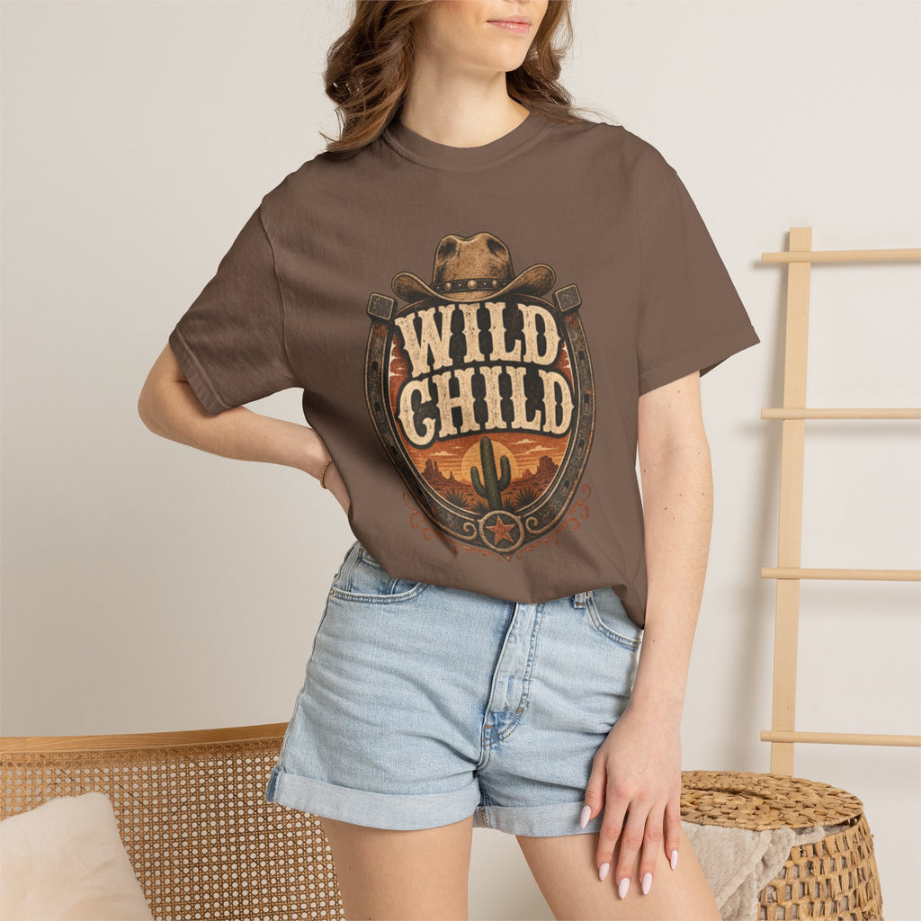 Unisex Garment-Dyed T-shirt, Wild Child shirt