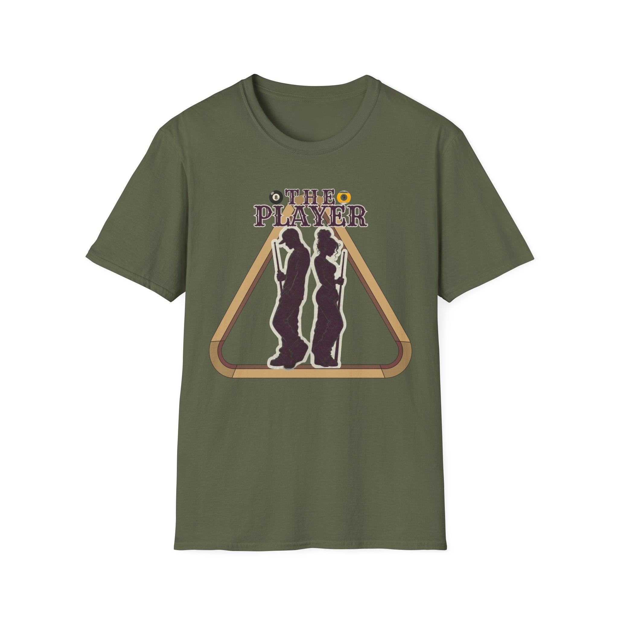 Unisex Softstyle T-Shirt, pool player shirt