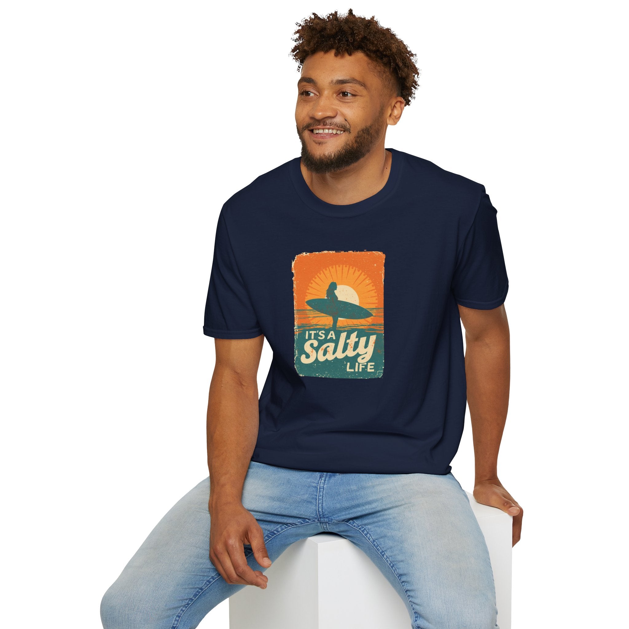 Unisex Softstyle T-Shirt,salty life