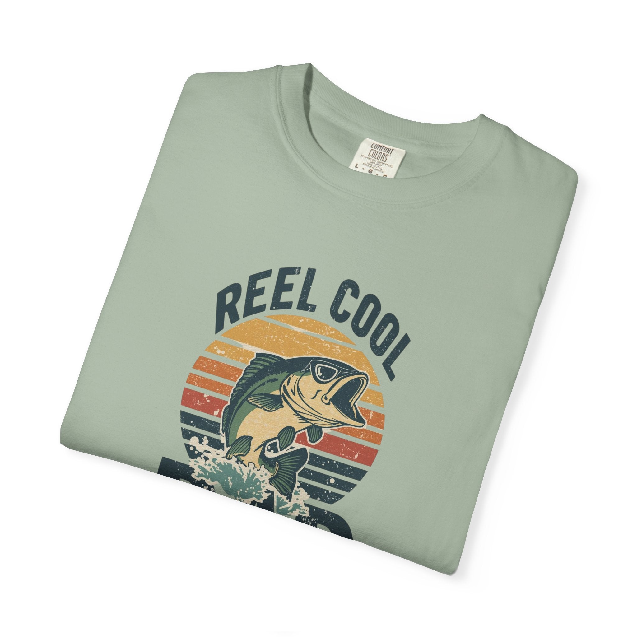 Unisex Garment-Dyed T-shirt,Reel Cool Dad Fishing Shirt, Funny Fishing Dad Shirt, Father’s Day Fishing Gift
