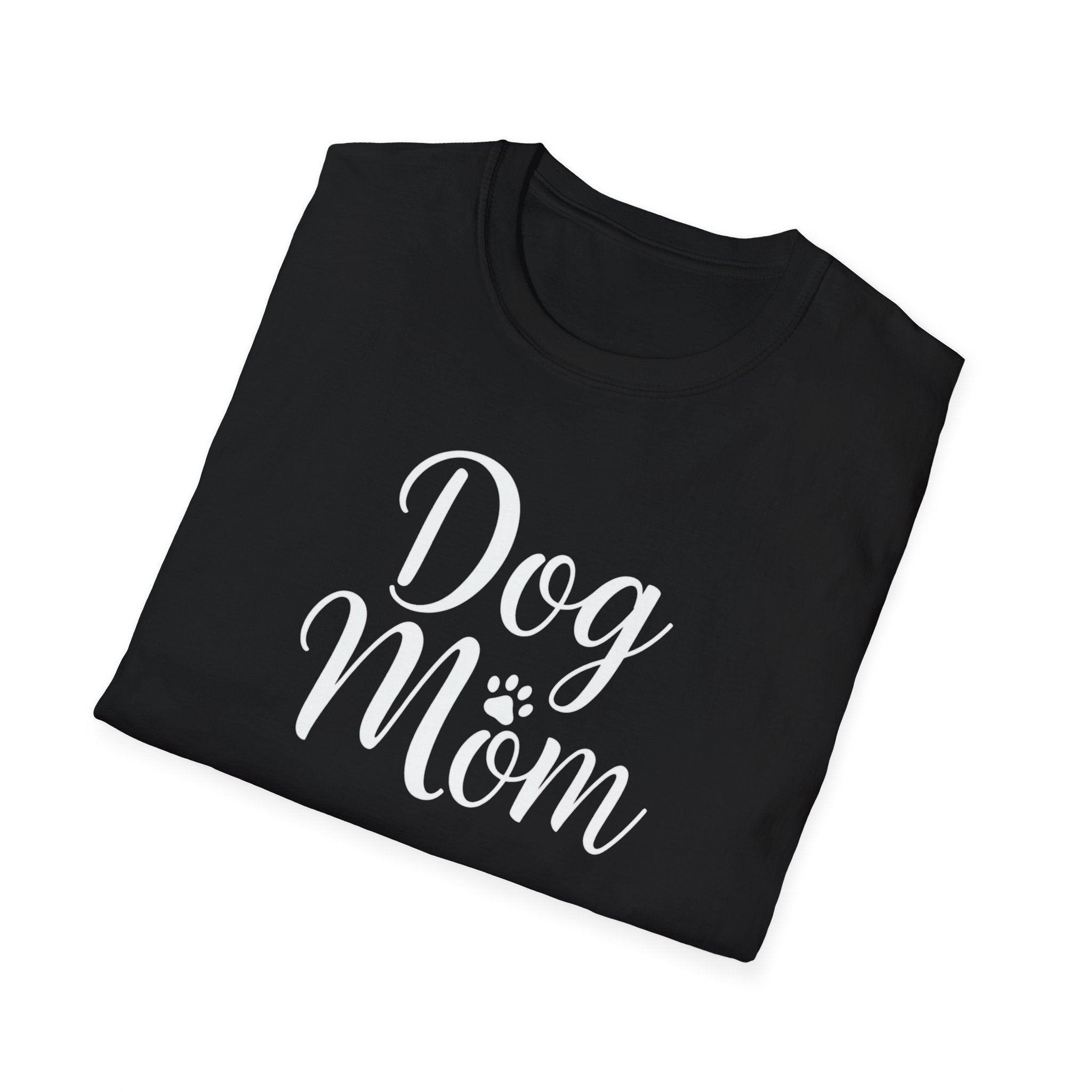 Unisex Softstyle T-Shirt, Dog Mom Shirt, Cute Dog Lover Tee, Gift for Dog Mom