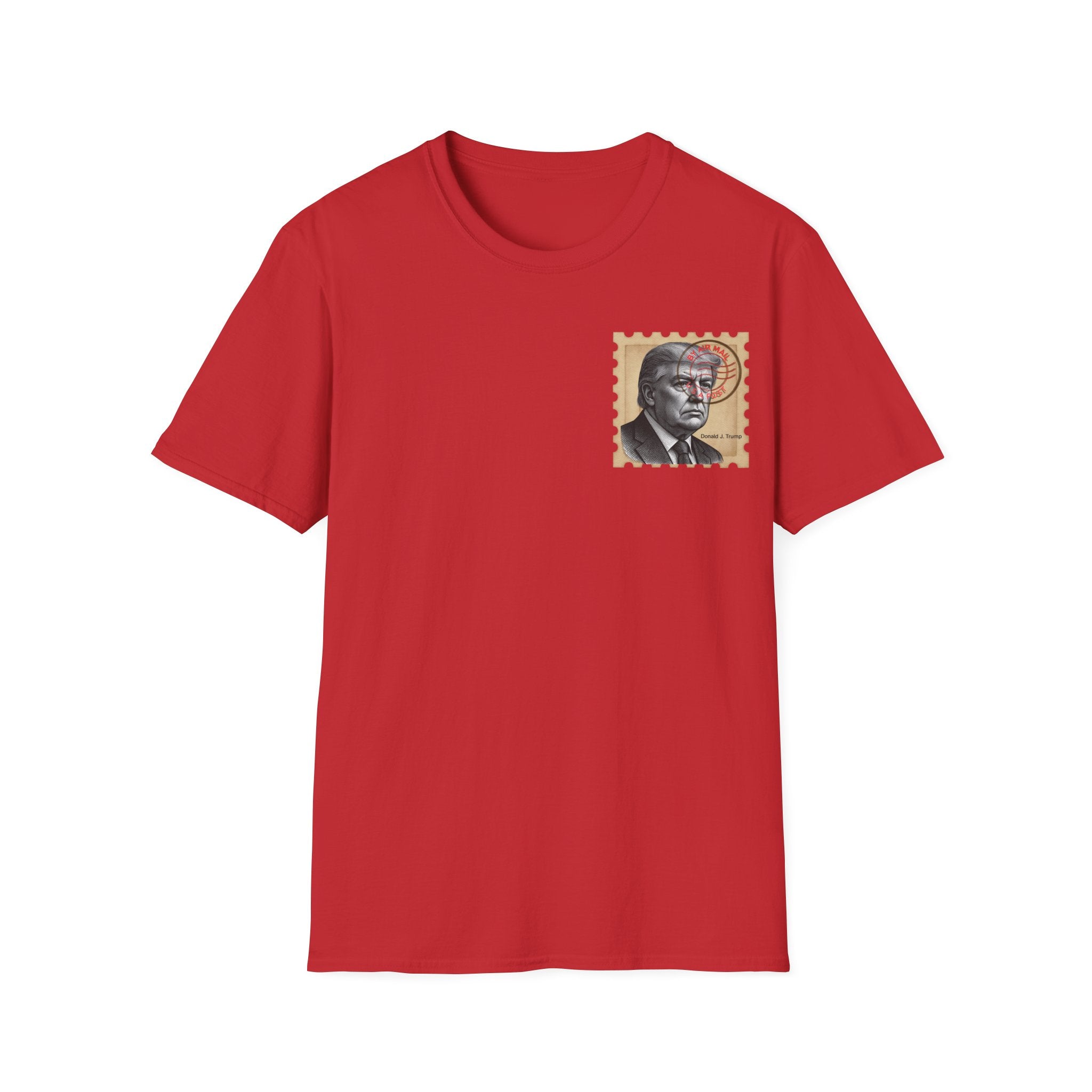 Unisex Softstyle T-Shirt, Trump Stamp T-shirt