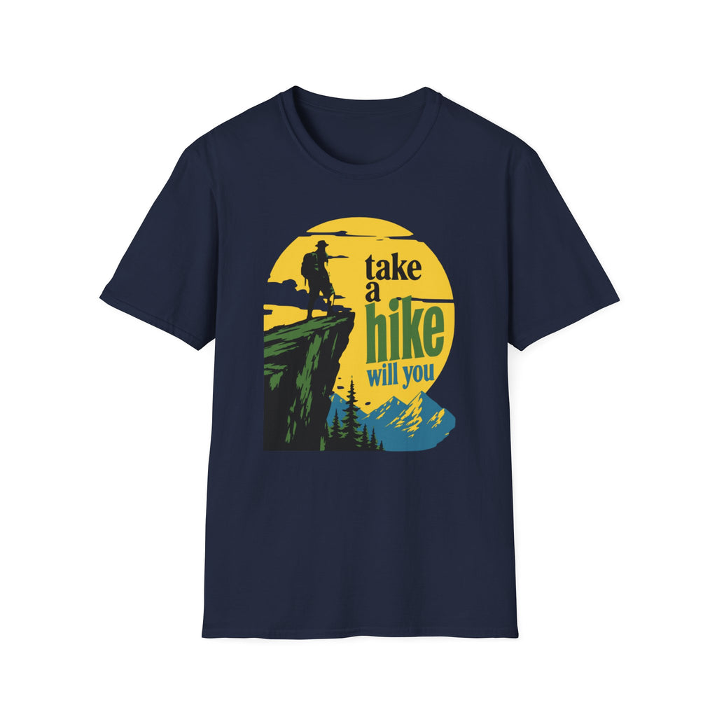 Unisex Softstyle T-Shirt, hiker t- shirt