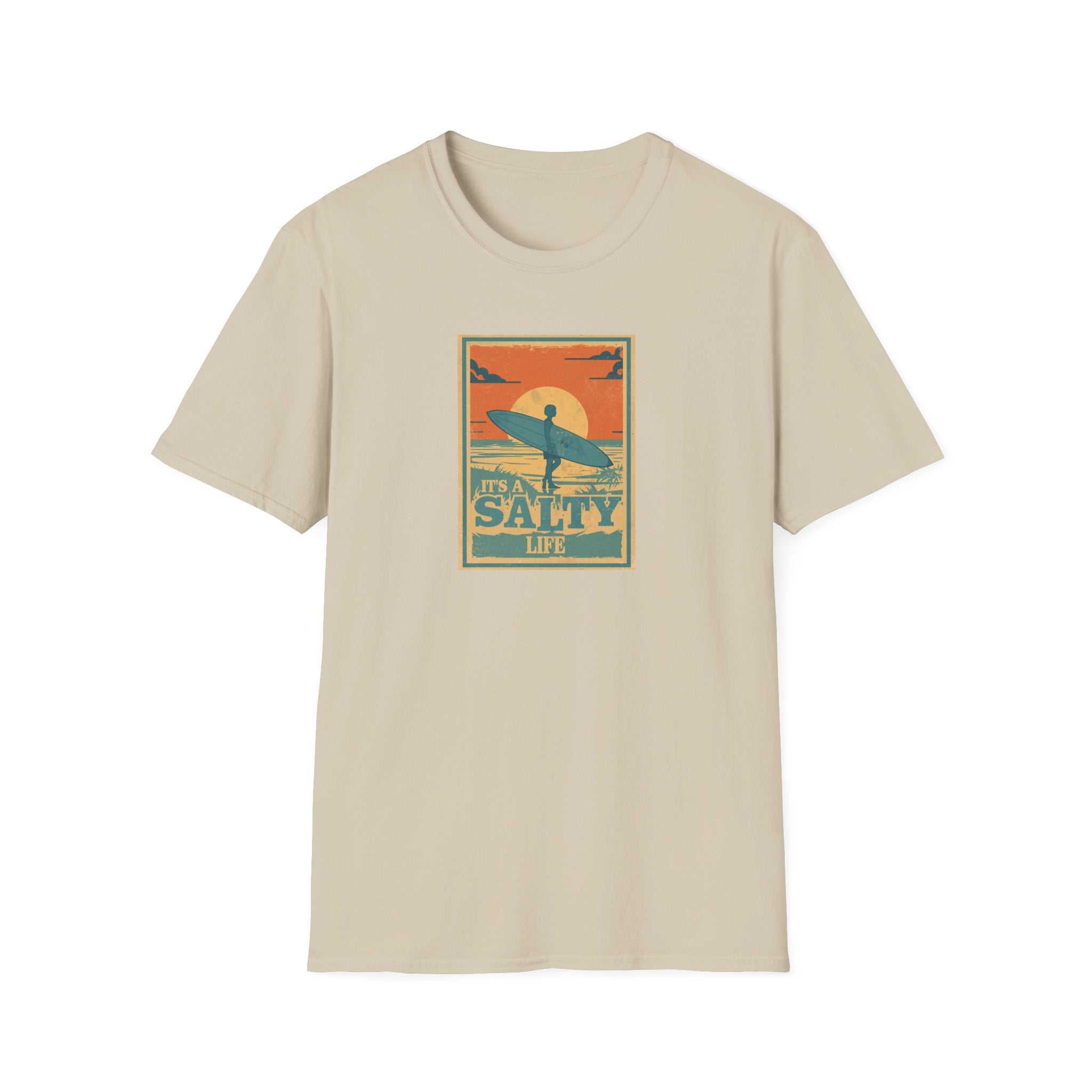 Unisex Softstyle T-Shirt, salty life shirt