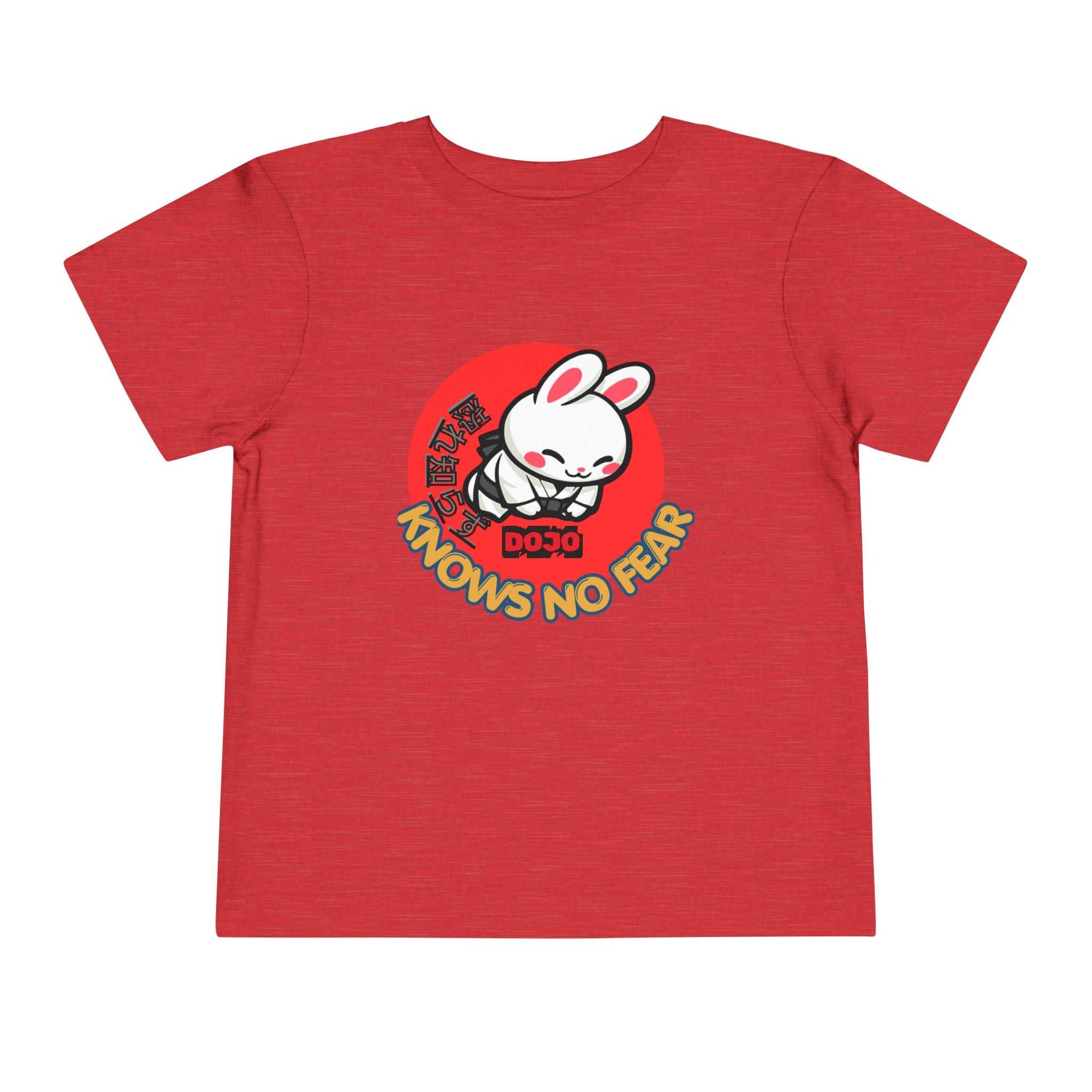 Toddler Short Sleeve Tee, cute bunny Dojo